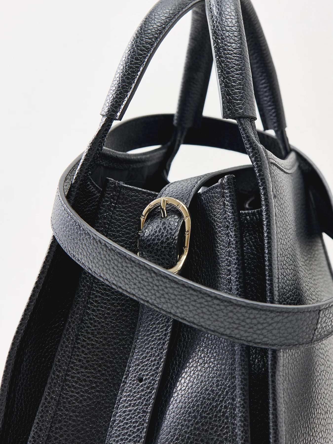 Le Foulonné Small Handbag Black - Image 5