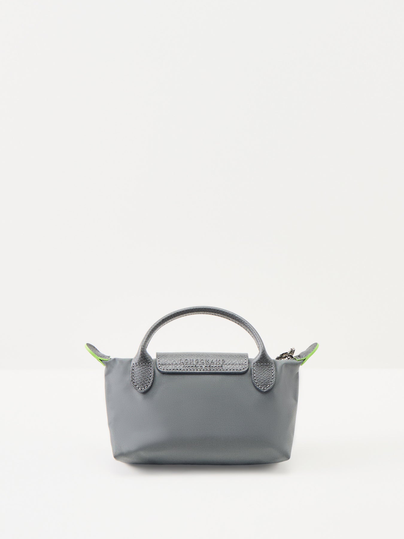 Le Pliage Green Nylon Pouch Graphite - Image 3