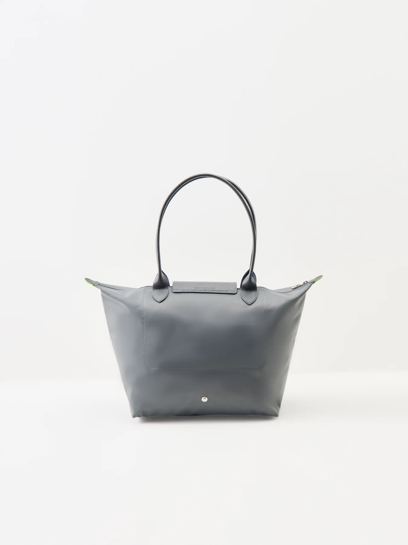 Le Pliage Green Large Nylon Tote Bag Graphite - Image 3