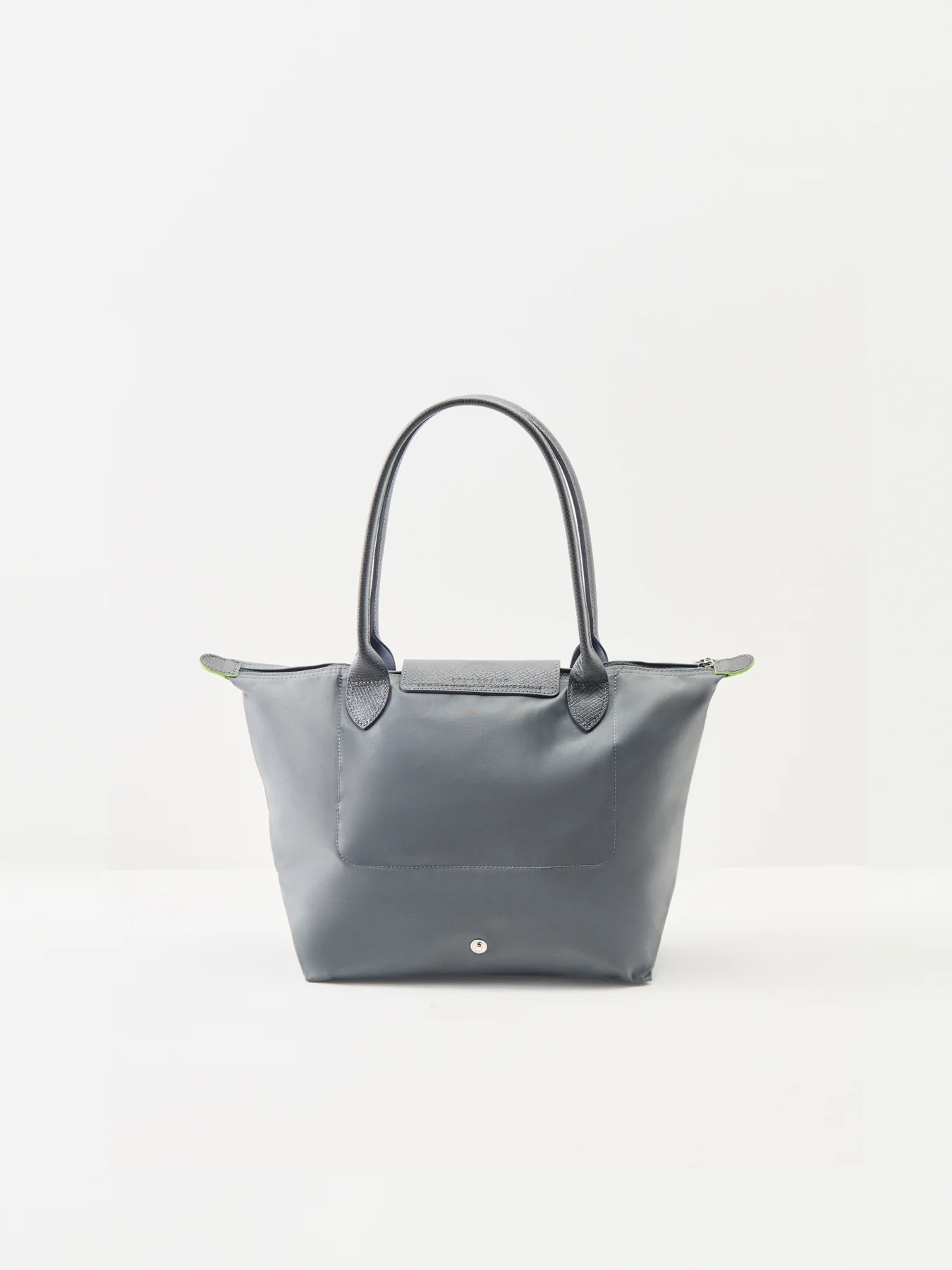 Le Pliage Green Medium Nylon Tote Bag Graphite - Image 3