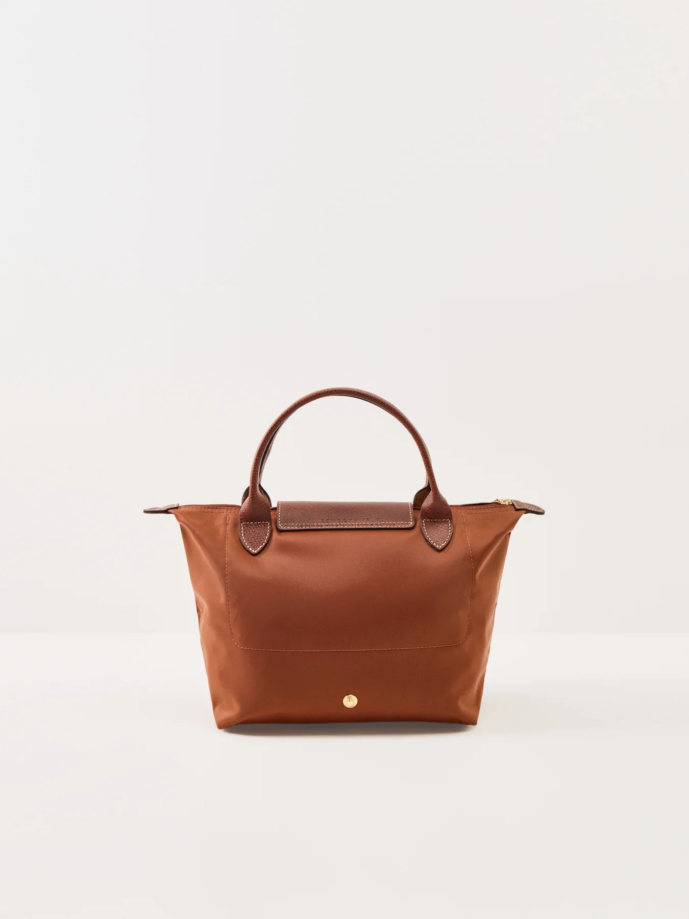 Le Pliage Small Nylon Handbag Cognac - Image 3