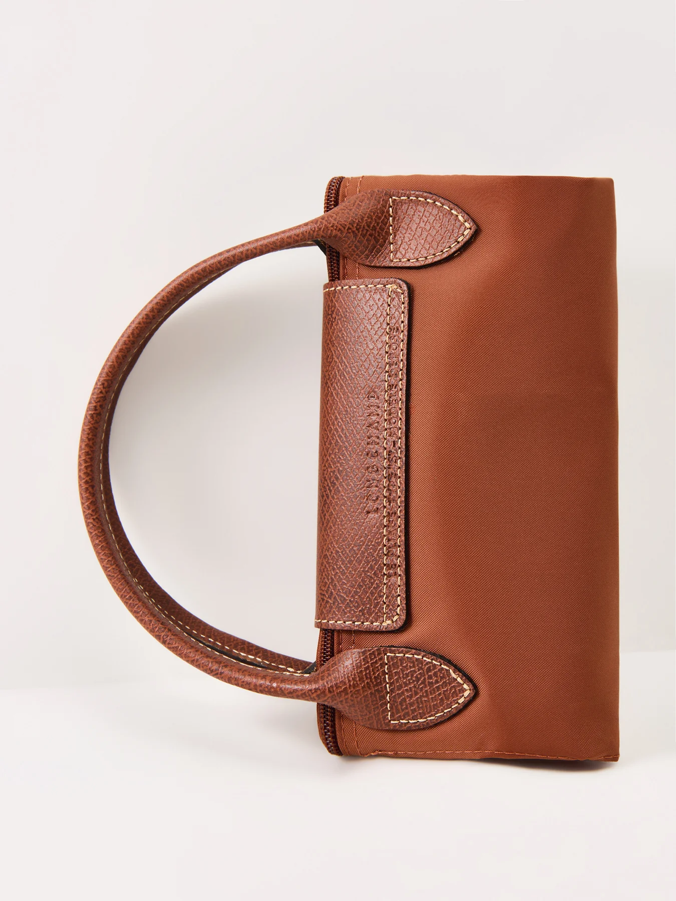 Le Pliage Small Nylon Handbag Cognac - Image 5
