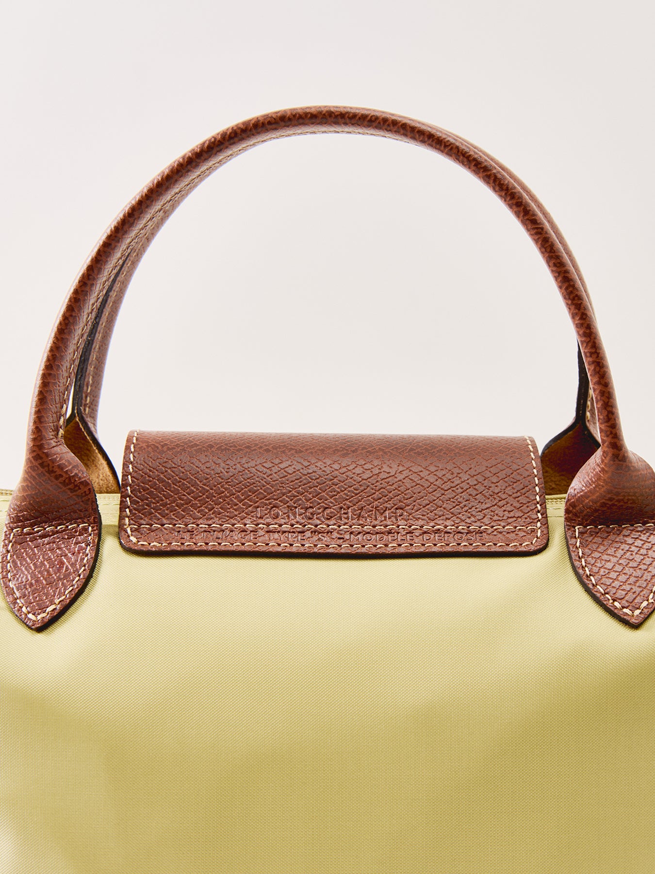 Le Pliage Small Nylon Handbag Pistachio - Image 5