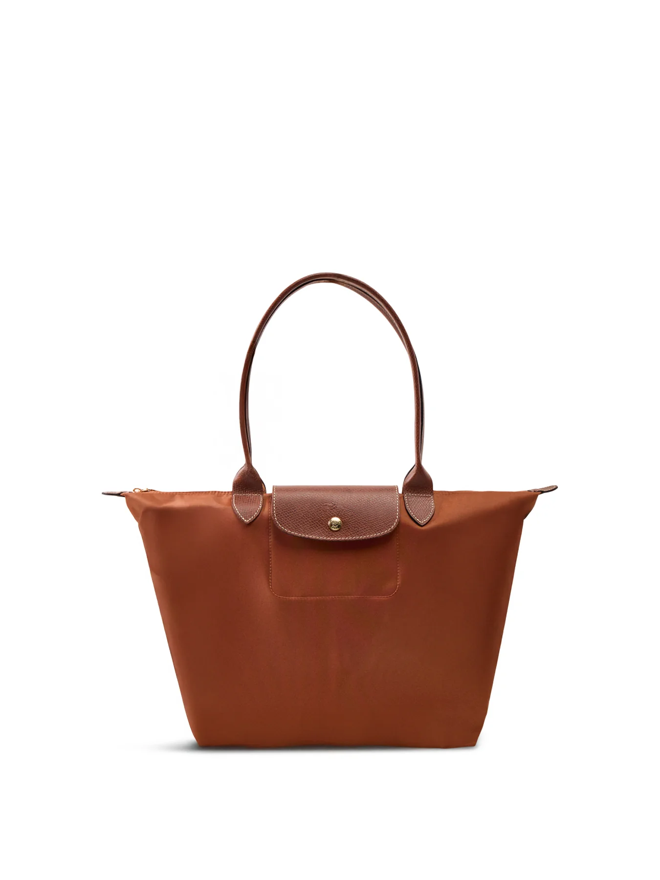 Le Pliage Large Nylon Tote Bag Cognac