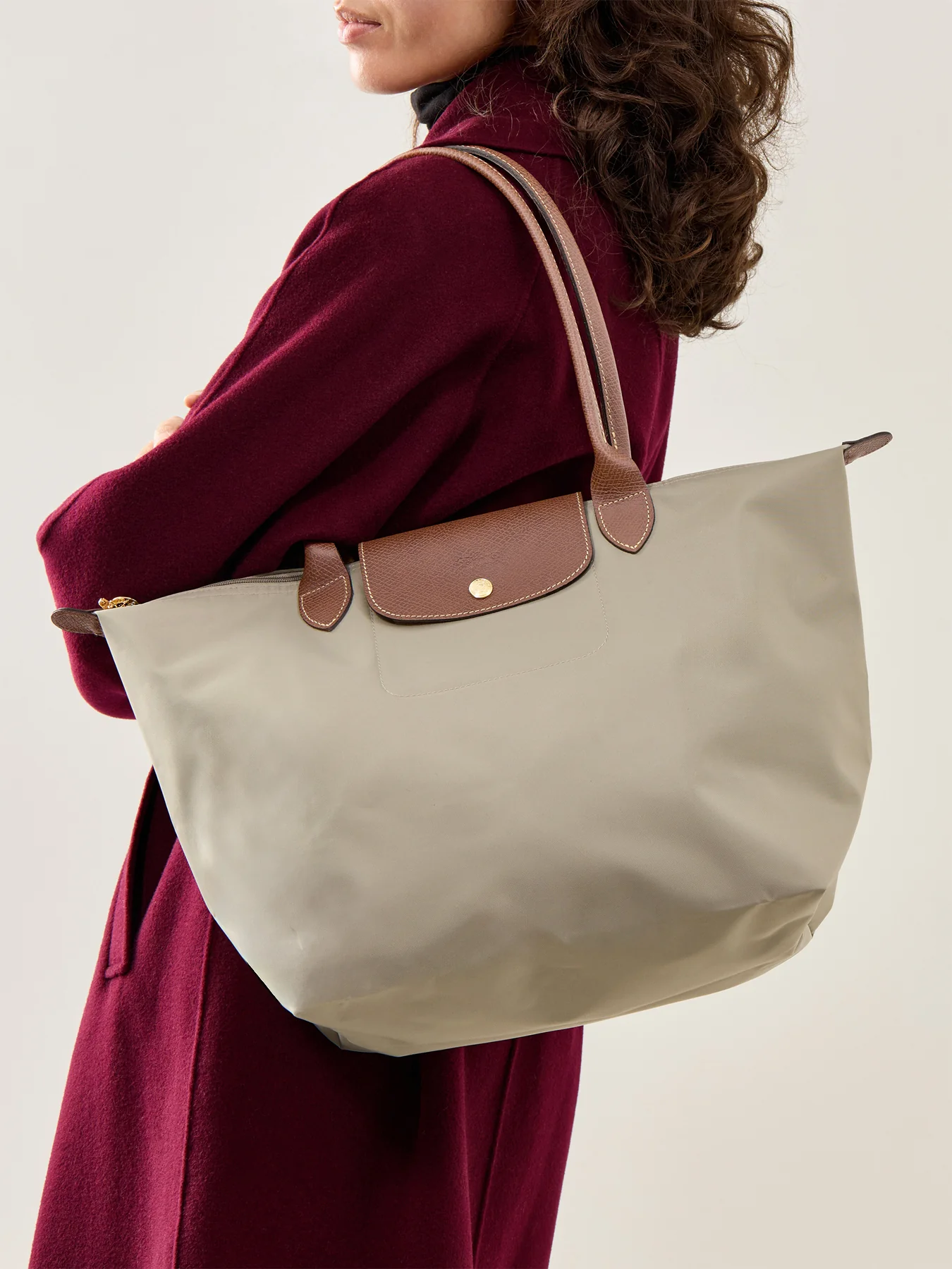 Le Pliage Original Large Tote Bag Galet - Image 2