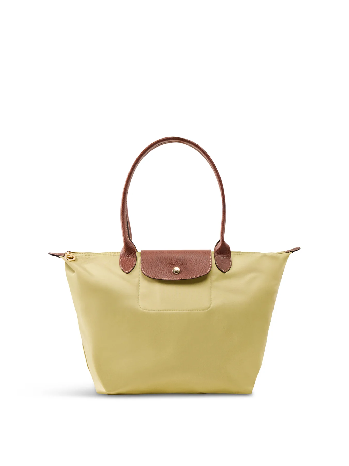 Le Pliage Medium Nylon Tote Bag Pistachio