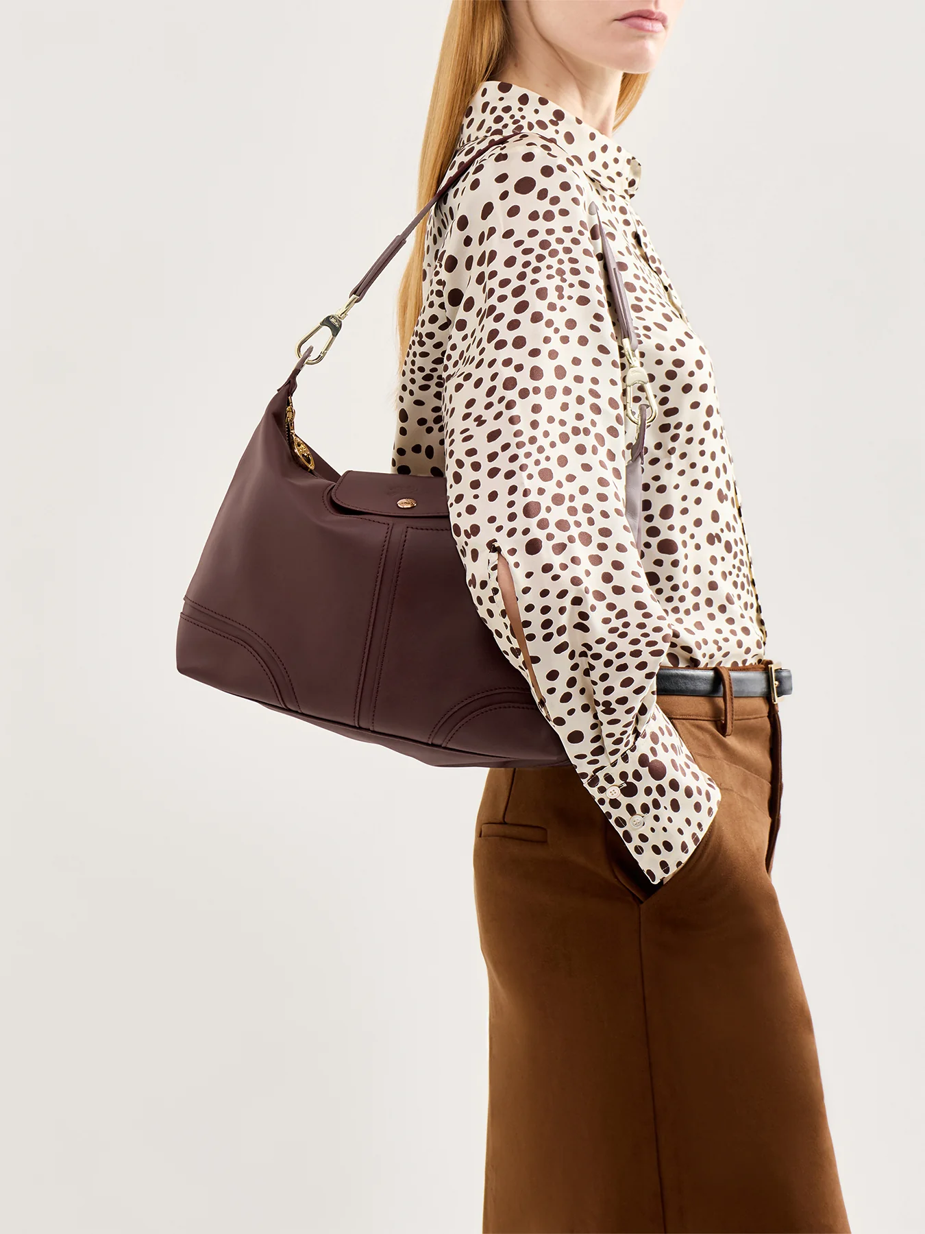 Le Pliage Xtra Large On-The-Go Shoulder Bag Burgundy - Image 2
