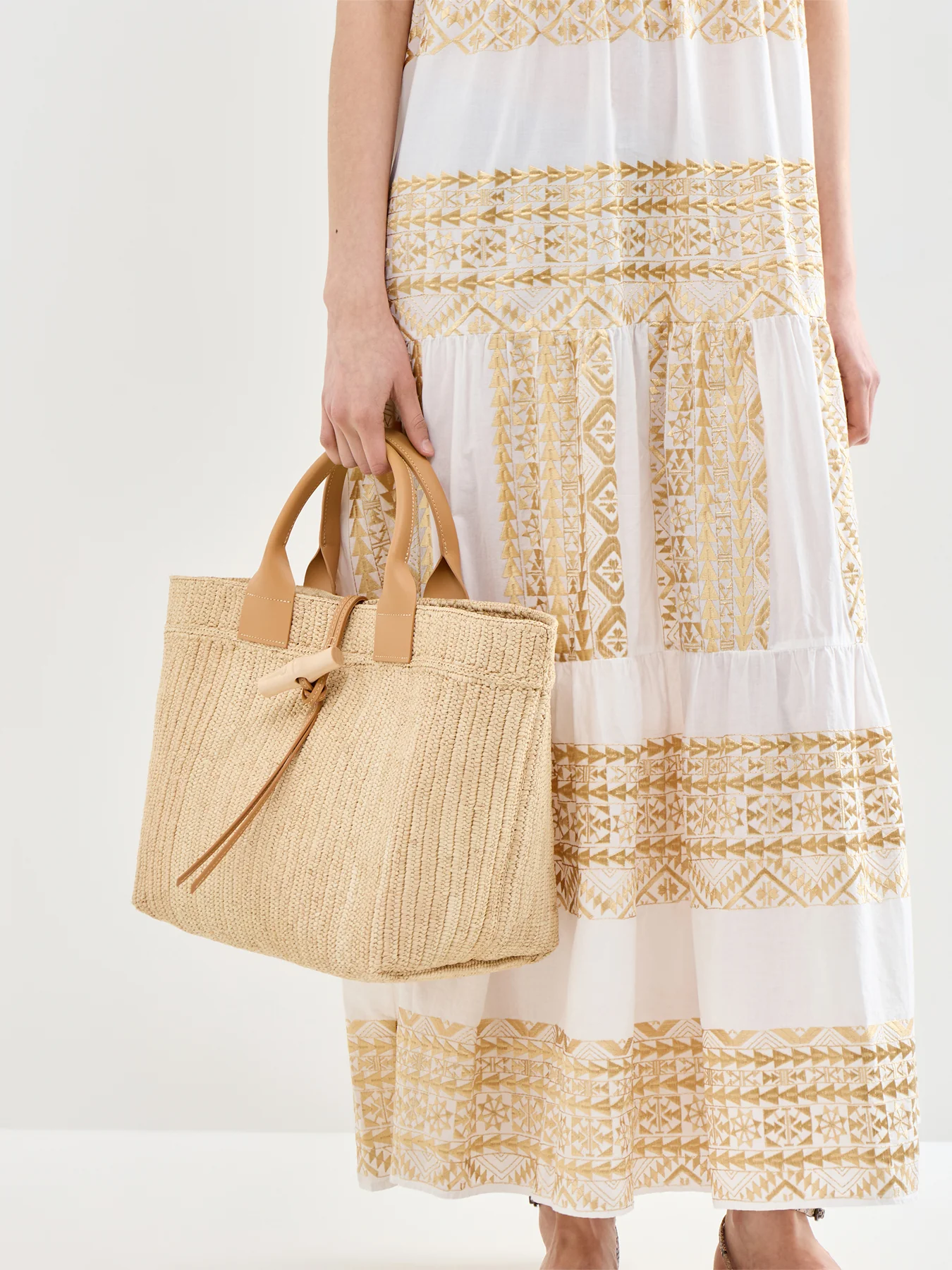 Le Roseau Raffia Tote Bag Large Vegetal - Image 2