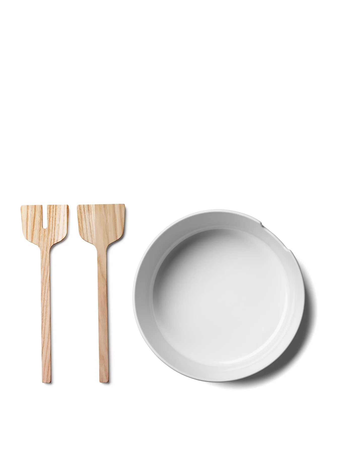 Collective Salad Bowl Servers White - Image 3