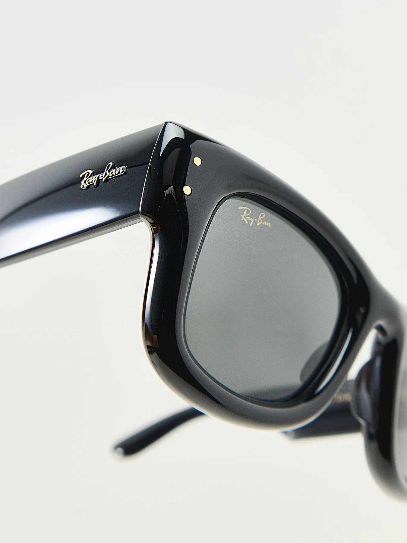 Wayfarer Puffer Sunglasses Black - Image 3