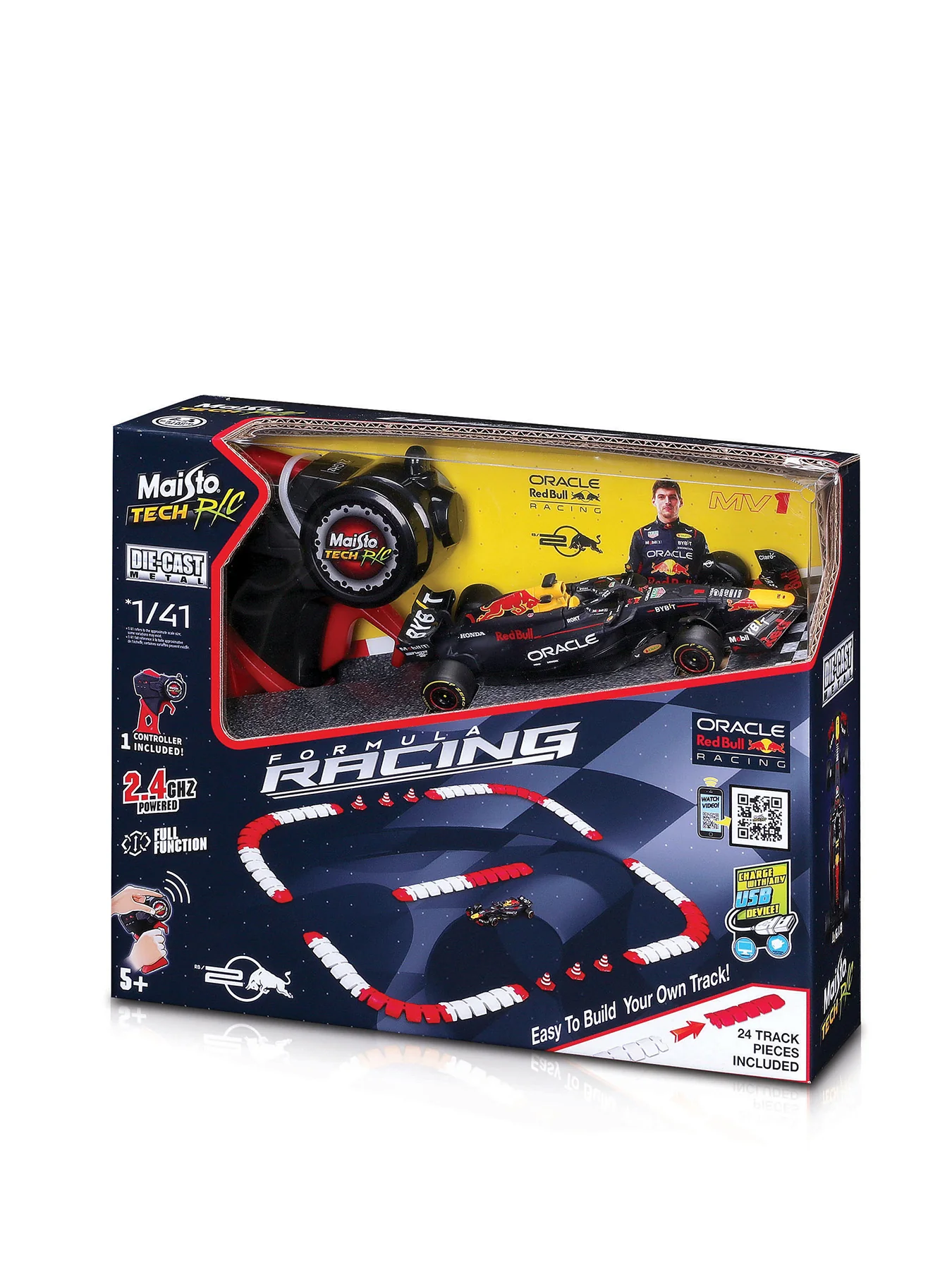 Die-Cast F1 Racing Track Set Multi - Image 2