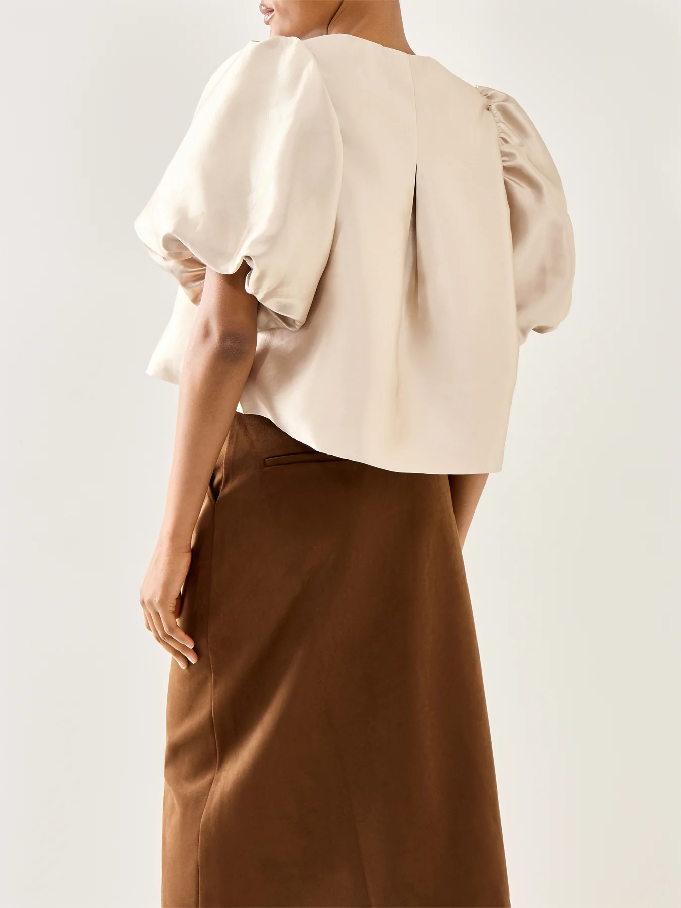 Cleo Pouf Sleeve Blouse - Image 5