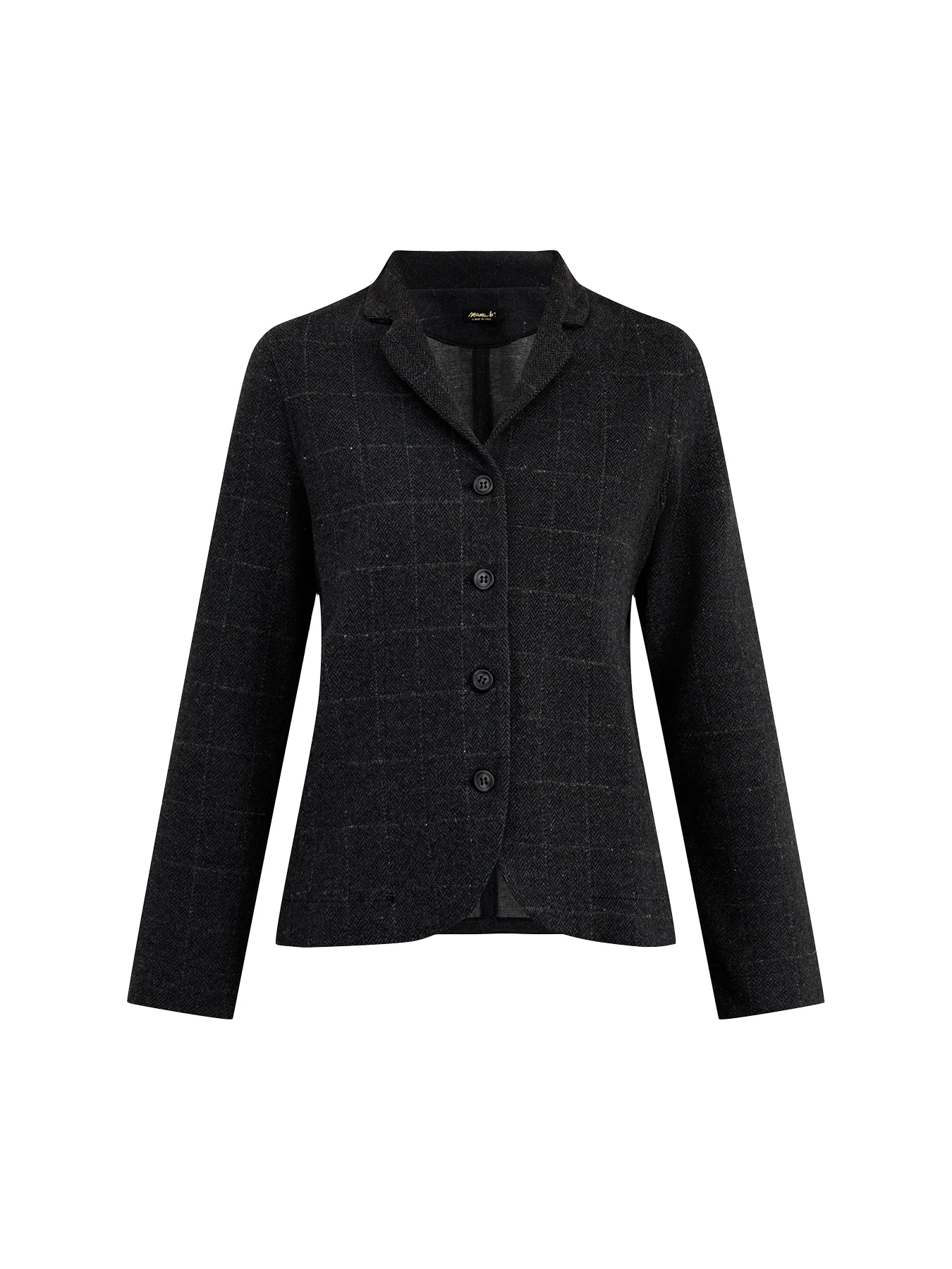 Herringbone Jacquard Blazer Grey