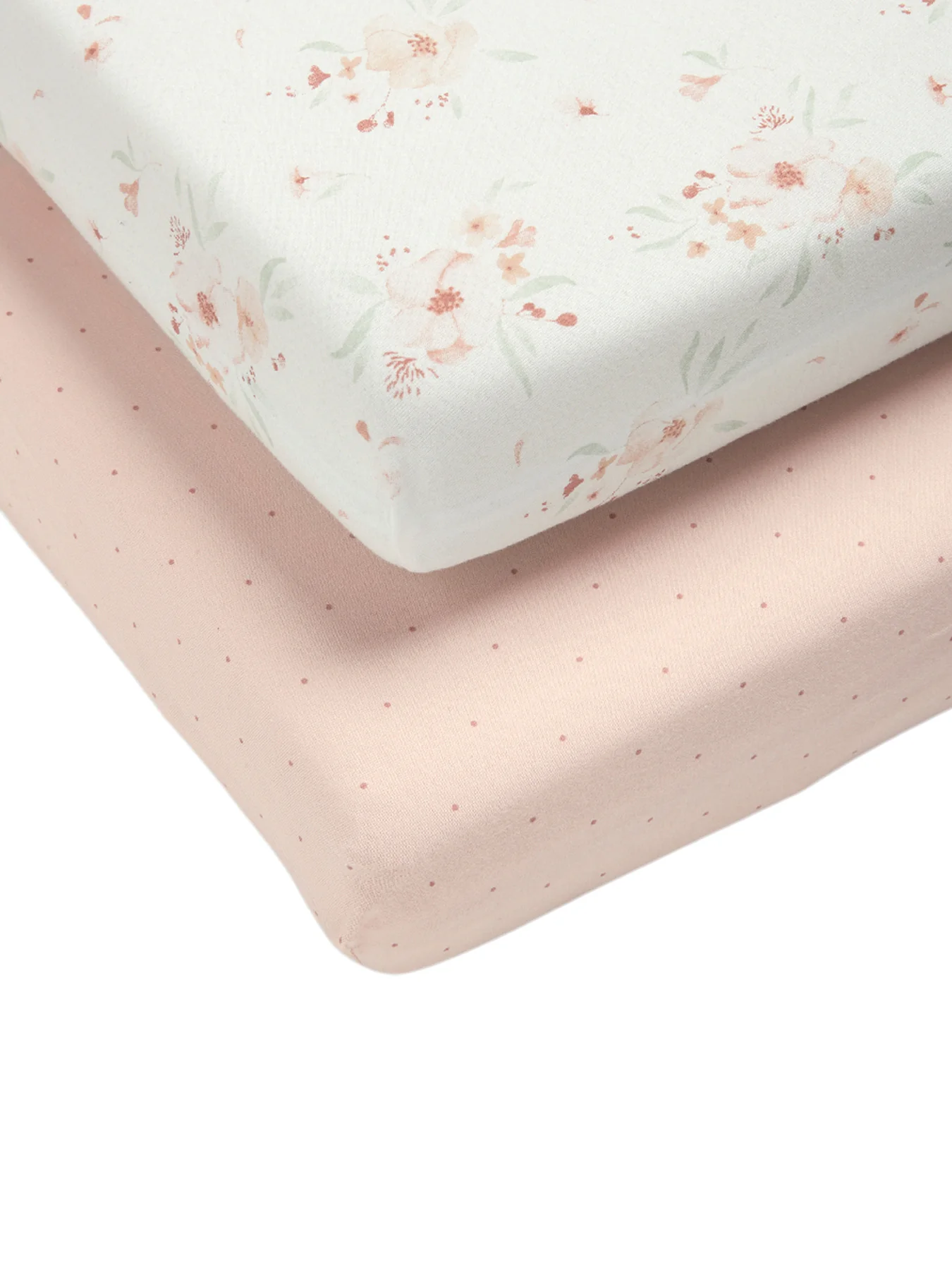 2 CotBed Fitted Sheets Floral - Image 6