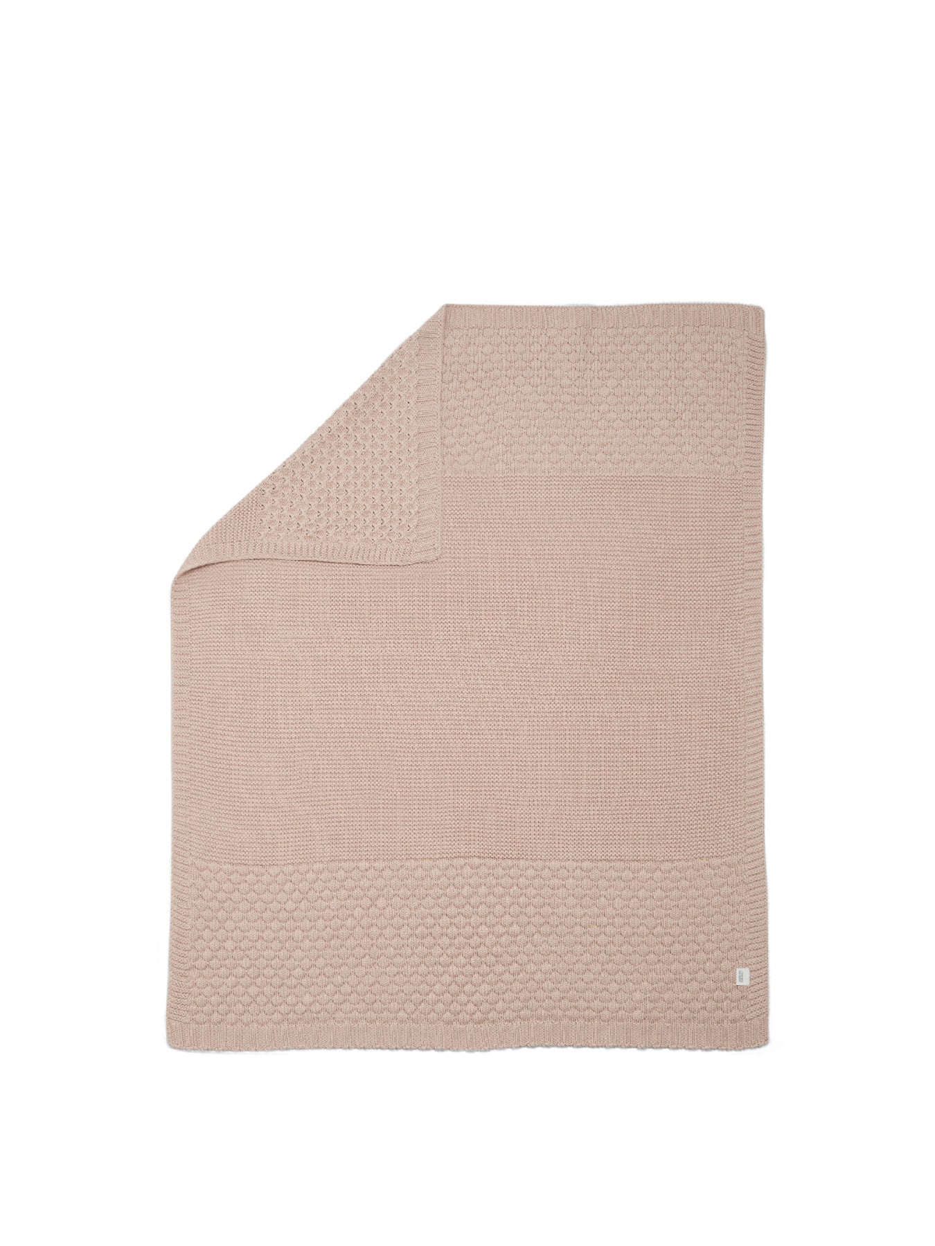 Knitted Blanket Bubble Pink - Image 4