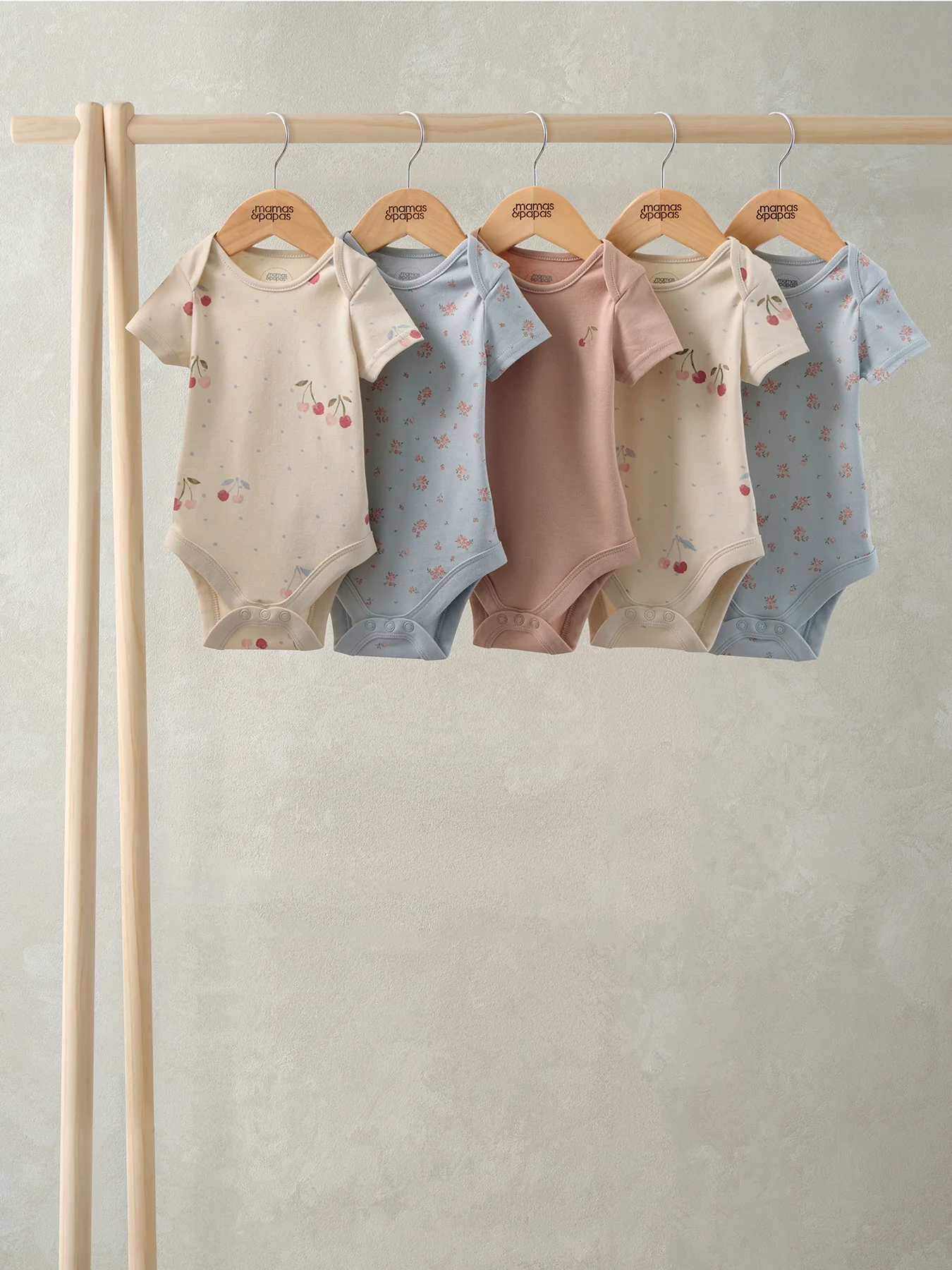 Baby Cherry Bodysuit Set Multi - Image 2