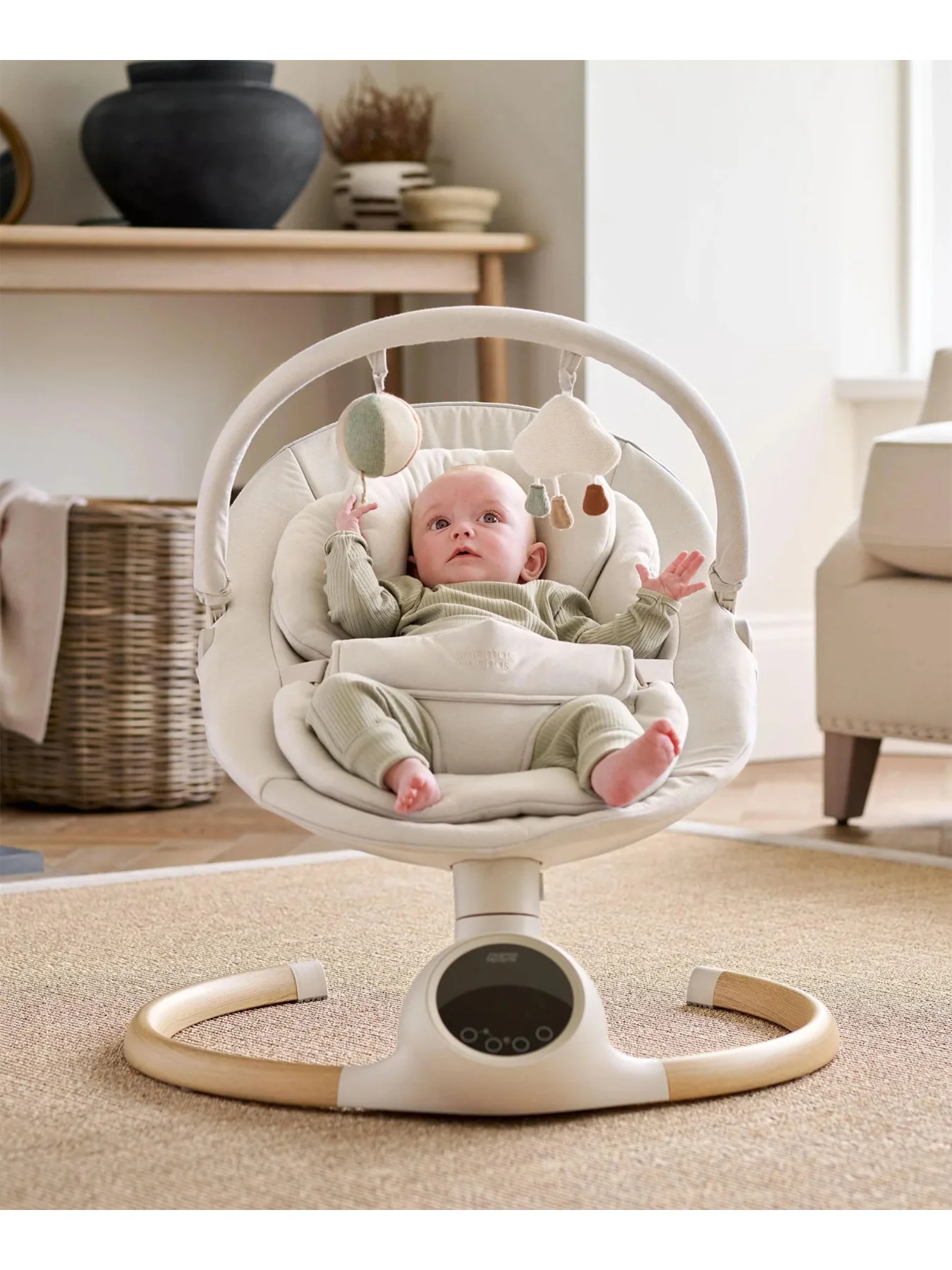 Smart Baby Swing Beige - Image 2