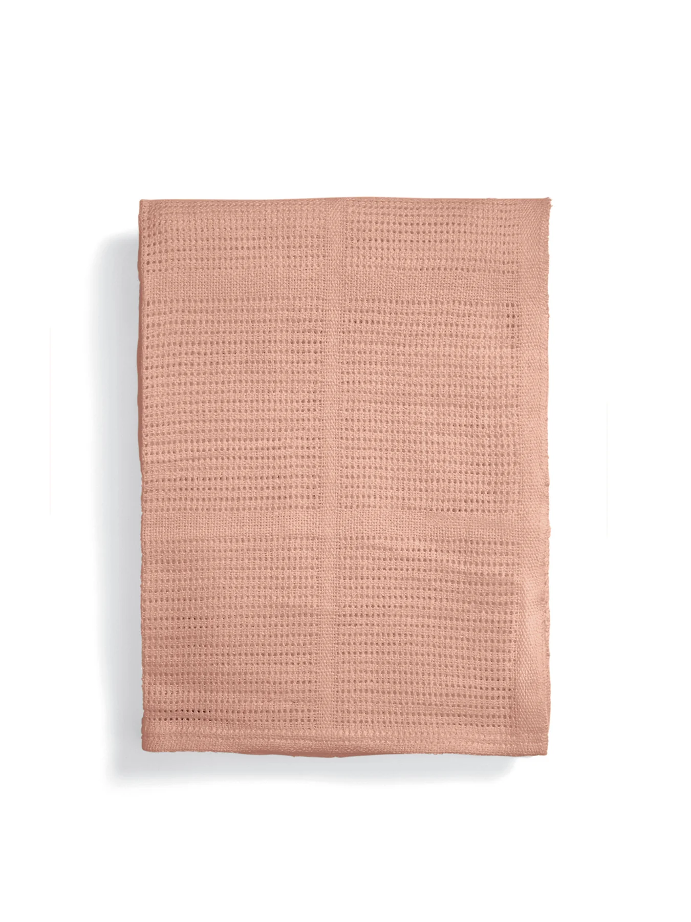 Cellular Cot Bed Blanket Pink - Image 4