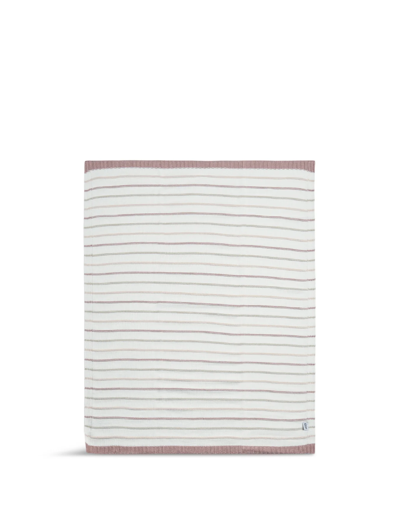 Knitted Blanket Multi Stripe - Image 2