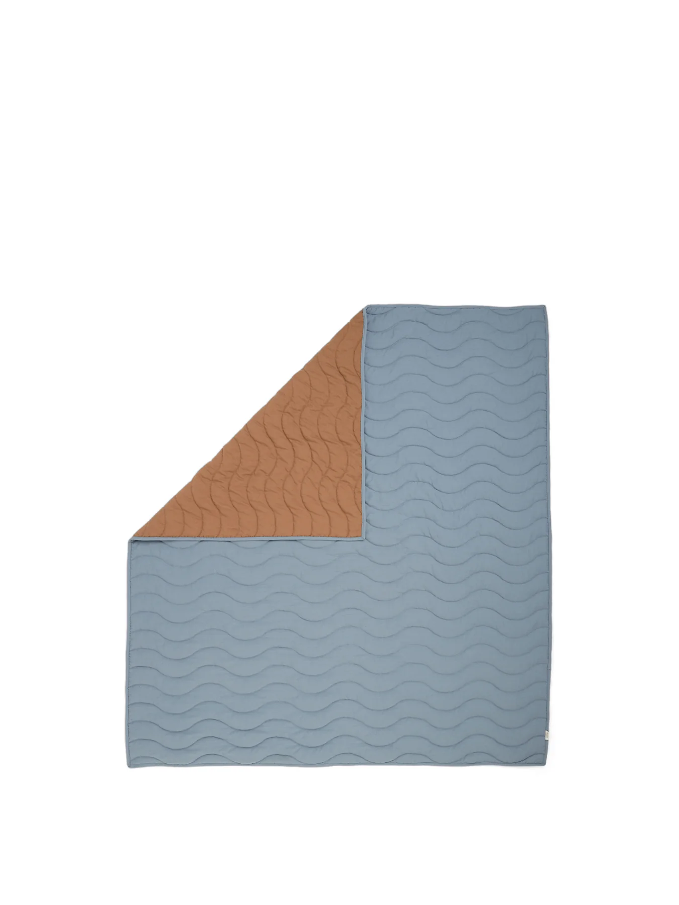 Baby Cot Quilt Blue - Image 2