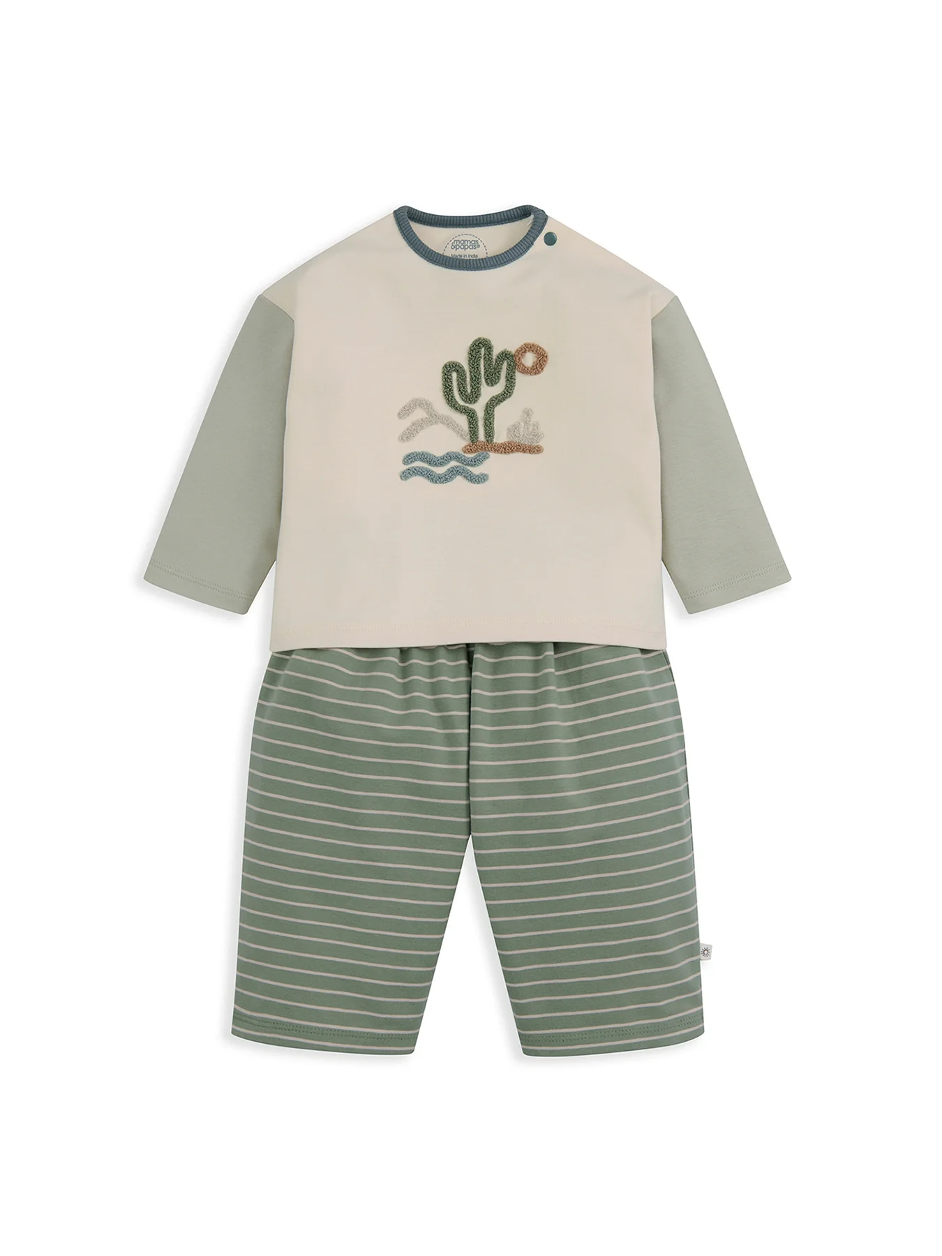 Baby T-Shirt and Trouser Set Green