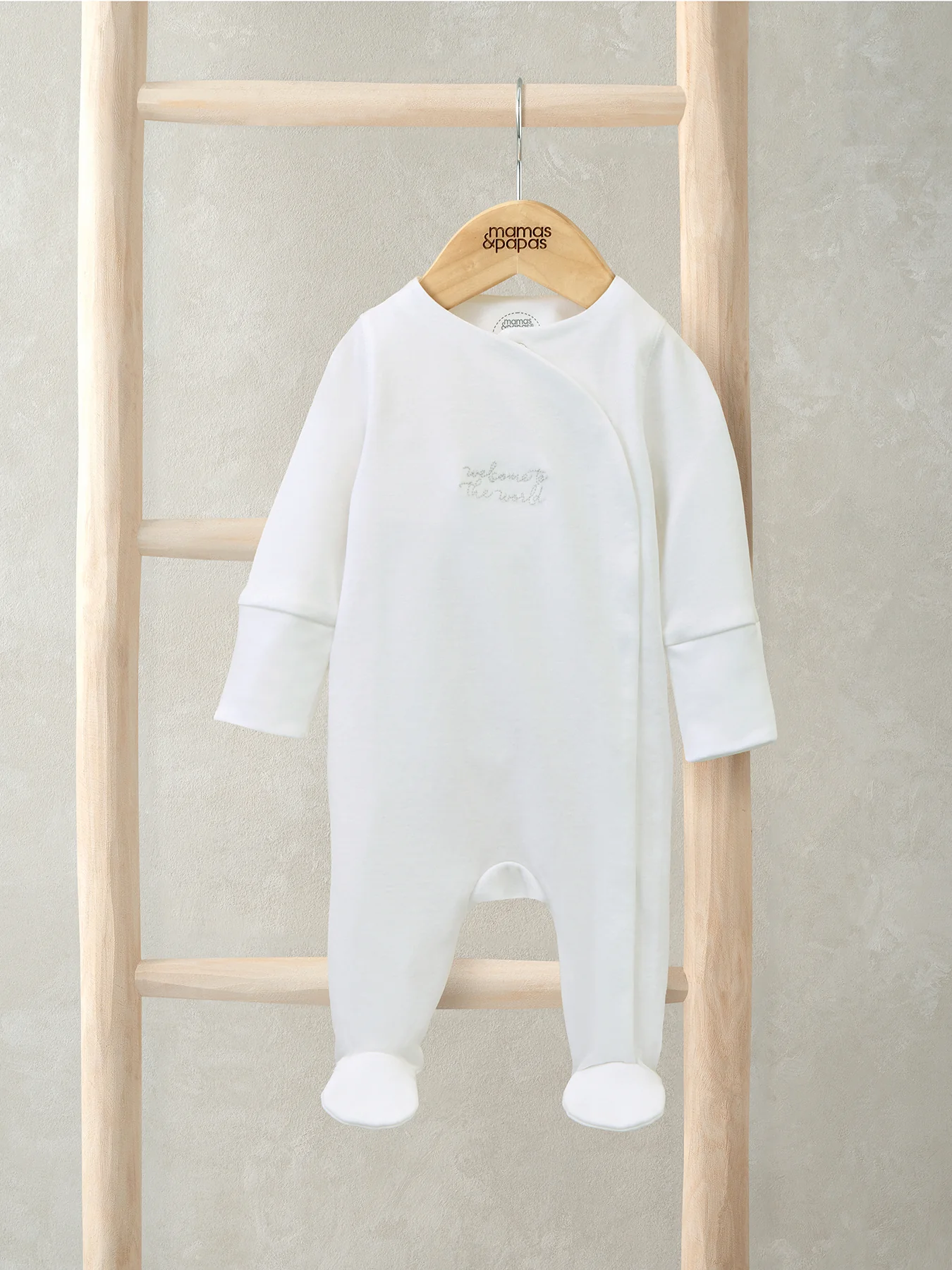 Baby Cotton All-In-One White - Image 2