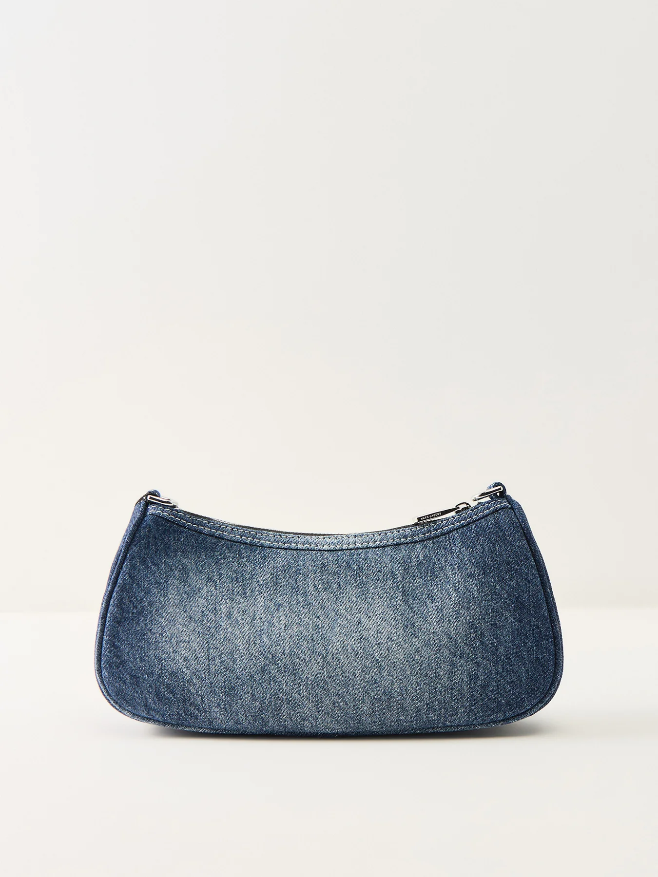 Denim Charm Shoulder Bag Blue - Image 3
