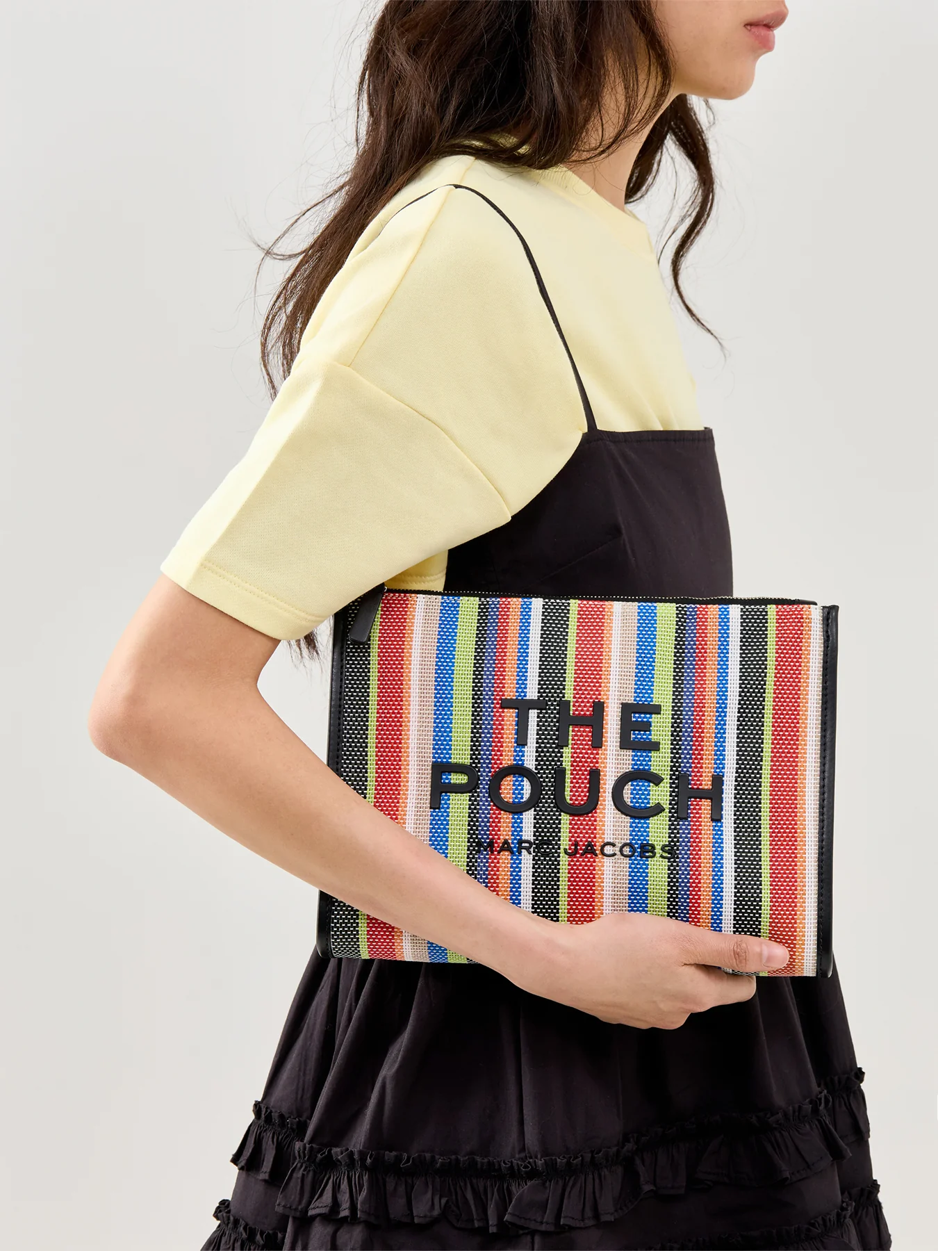 Large Pouch Tote Bag Multi - Image 2
