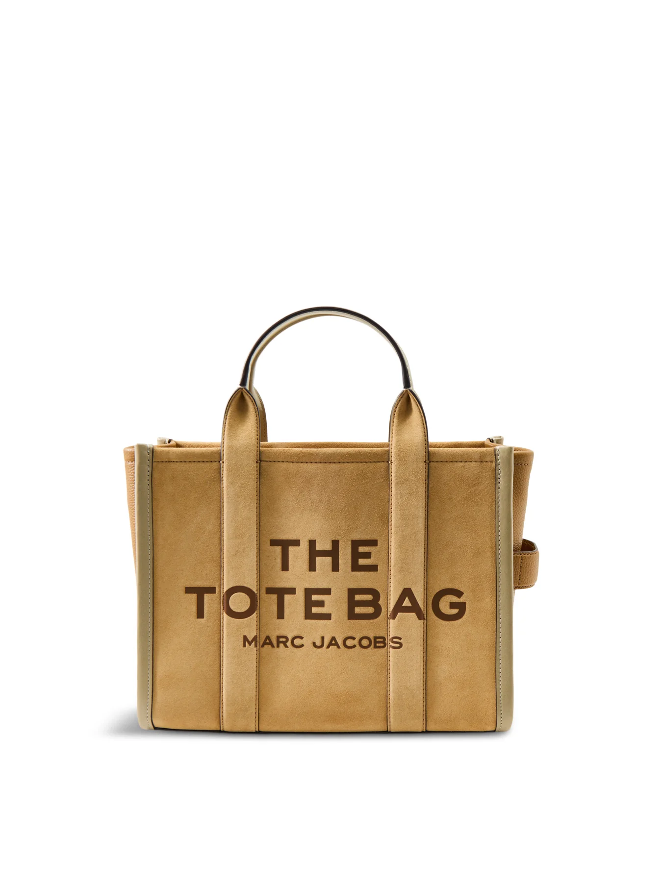 Medium Suede Tote Bag Tan
