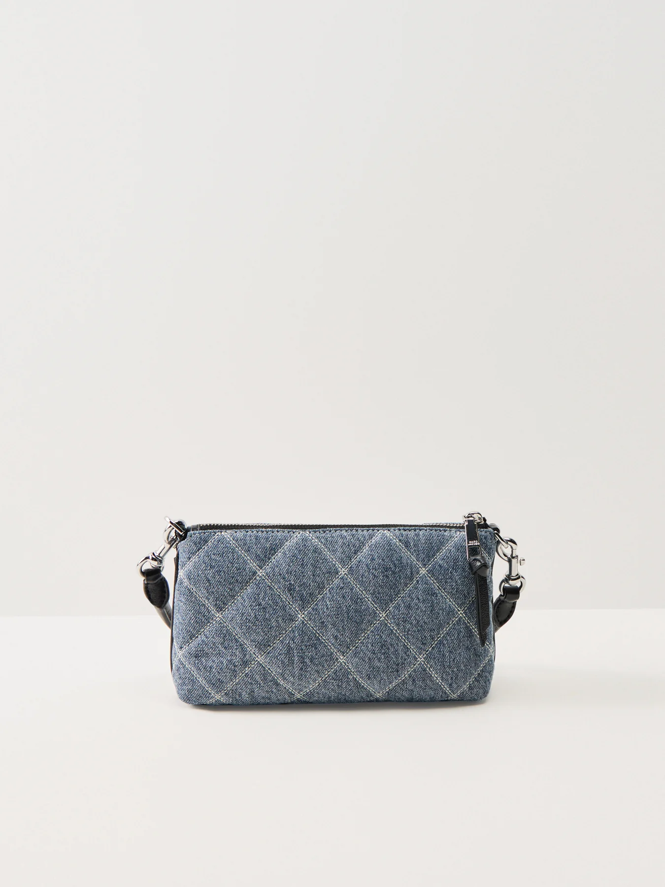 The Quilted Denim Pochette Light Wash Indigo - Image 3
