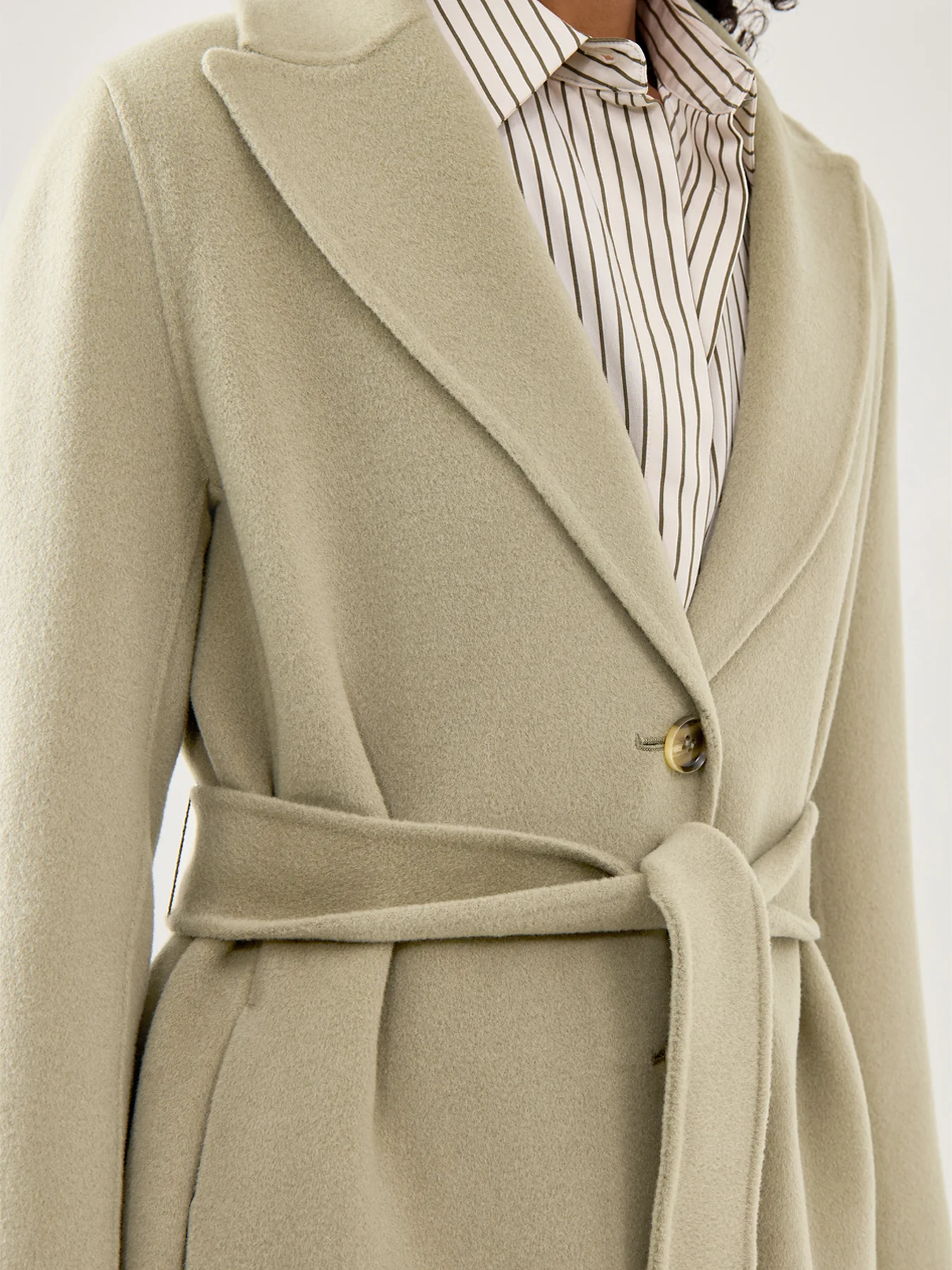 Marella Polka Double Face Single Breasted Coat - Image 3