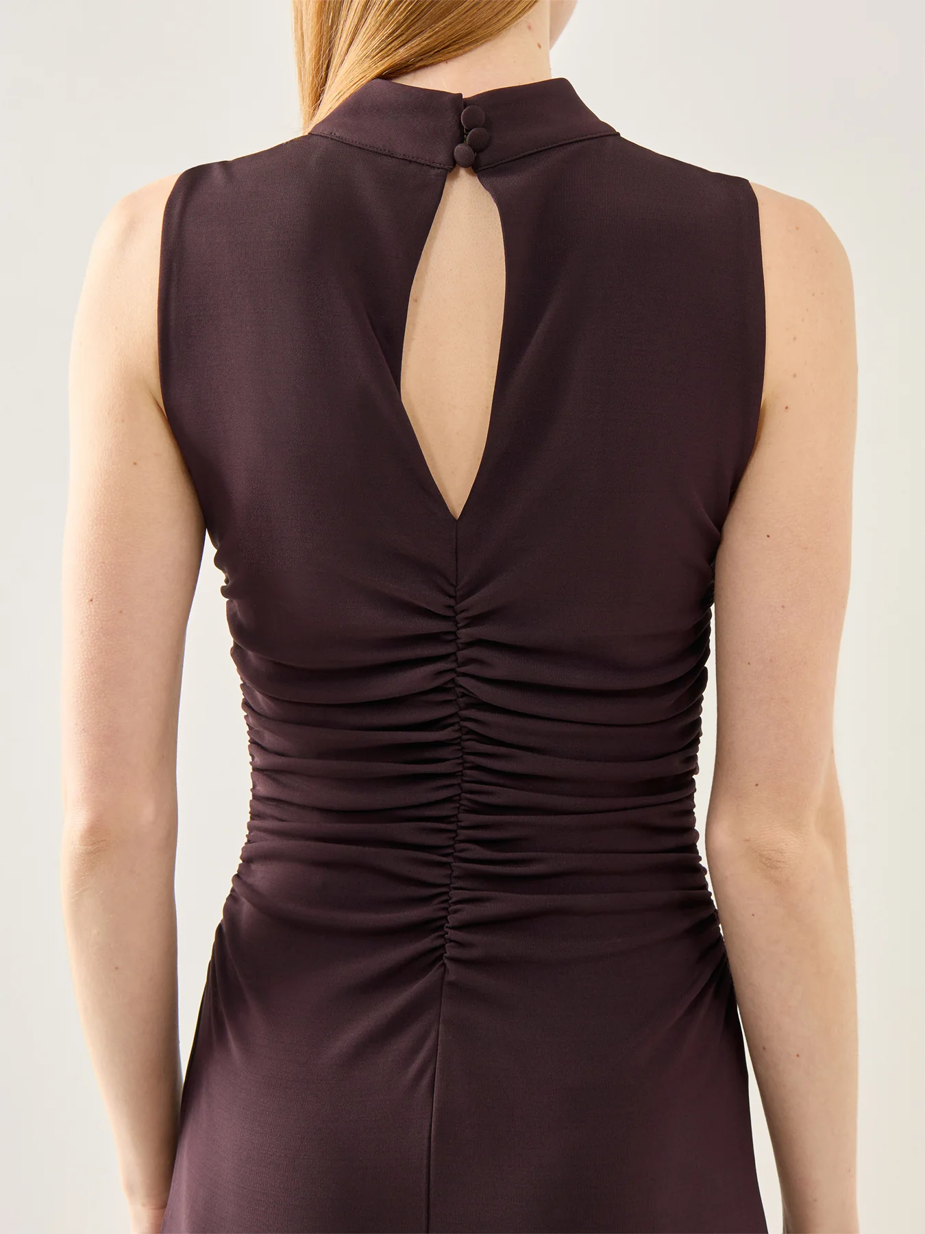 MLL Mirra Jersey Dress Burgundy - Image 3