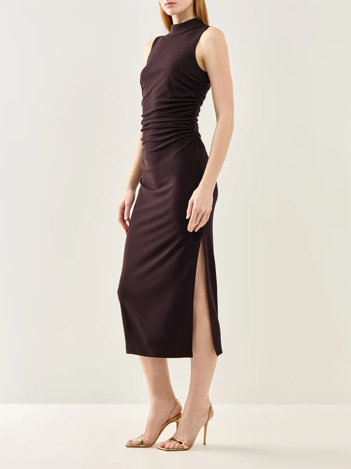 MLL Mirra Jersey Dress Burgundy - Image 4