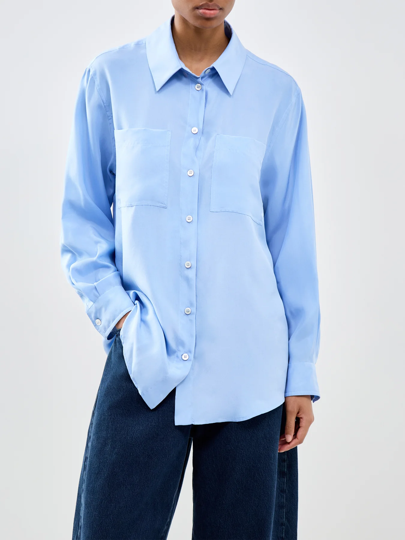 Marte Classic Shirt Blue - Image 4