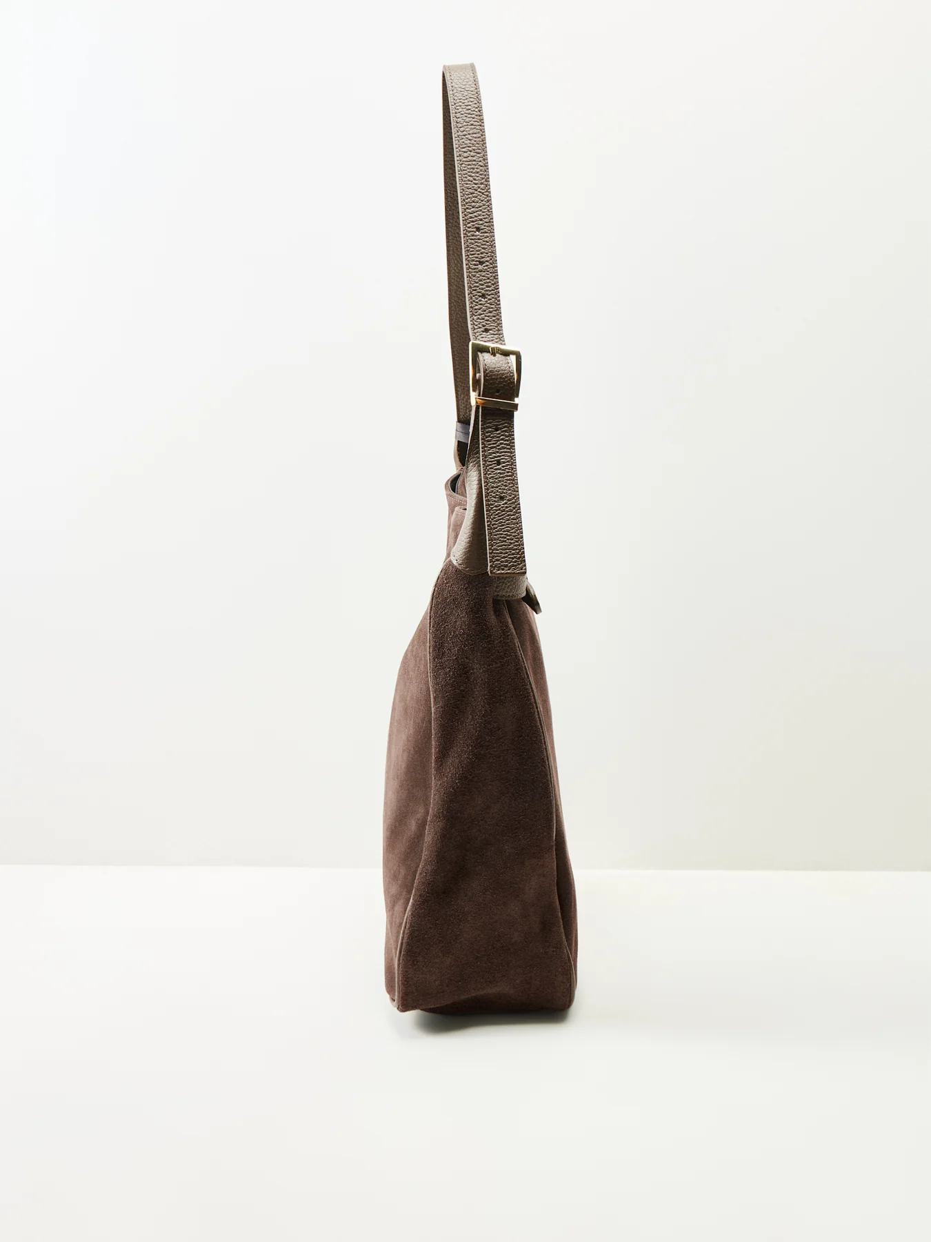 Claude Suede Match Bag Brown - Image 4