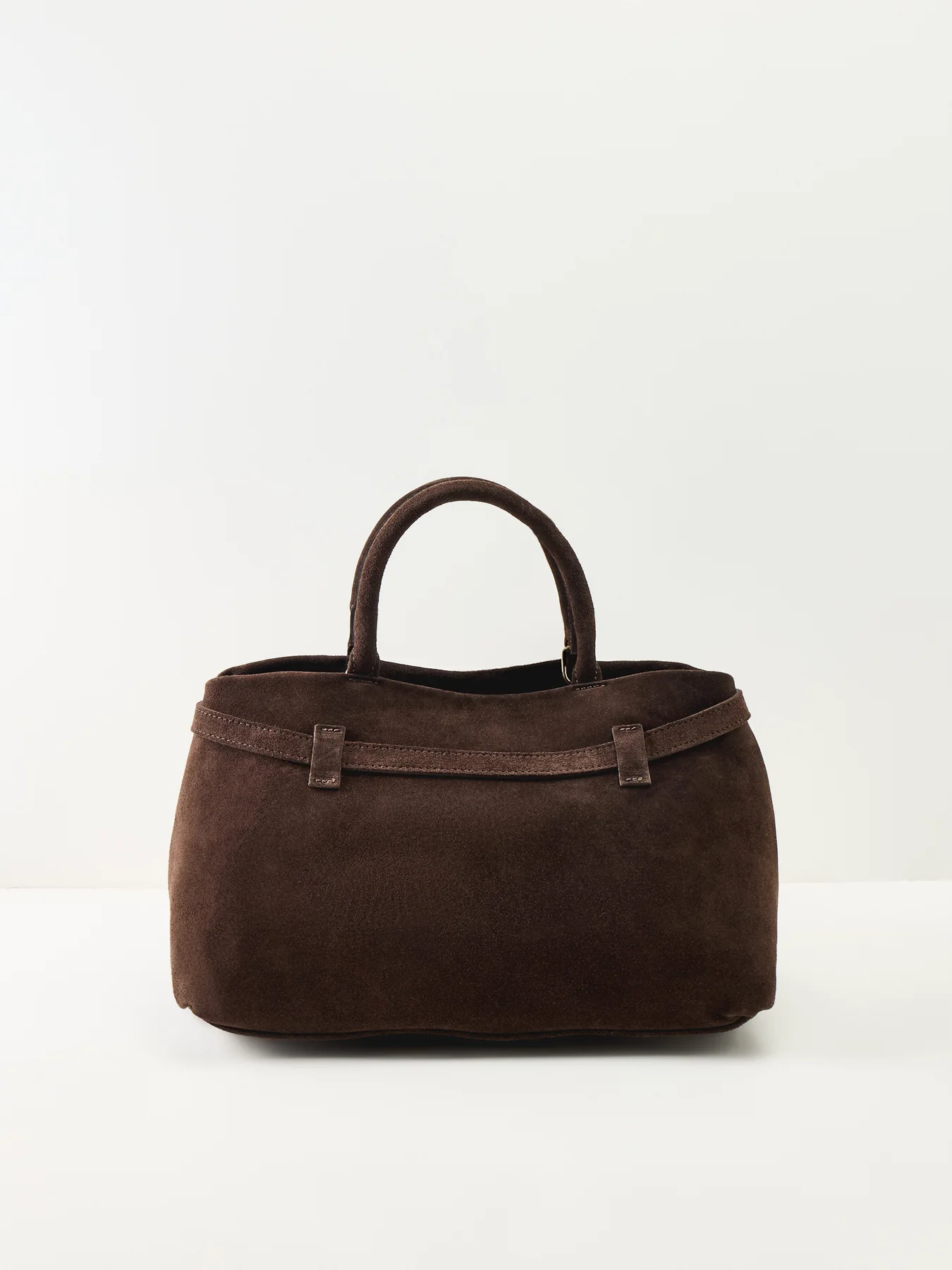 Pacino Belt Suede Bag Brown - Image 3