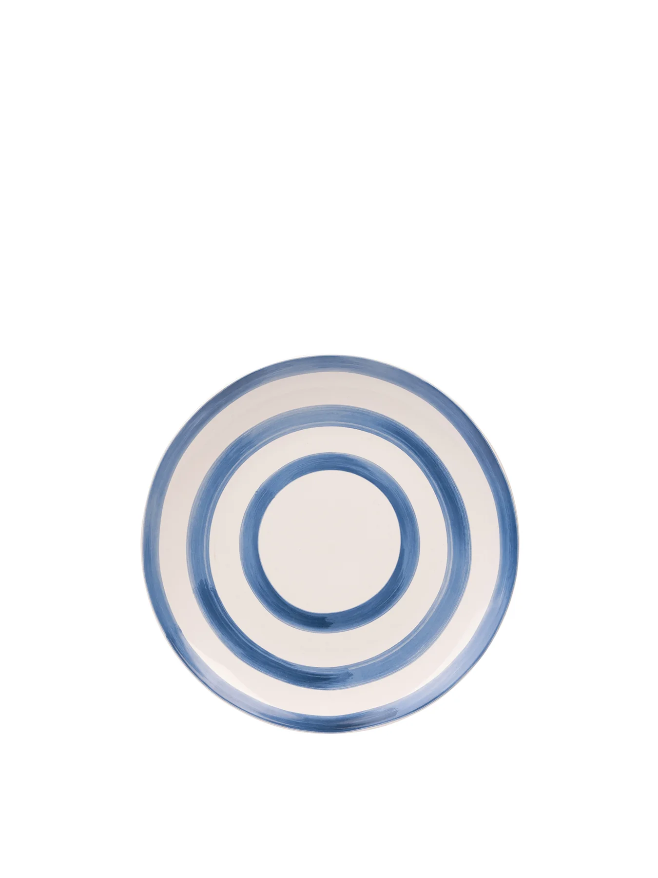 Striped Dinner Plate Blue - Image 3
