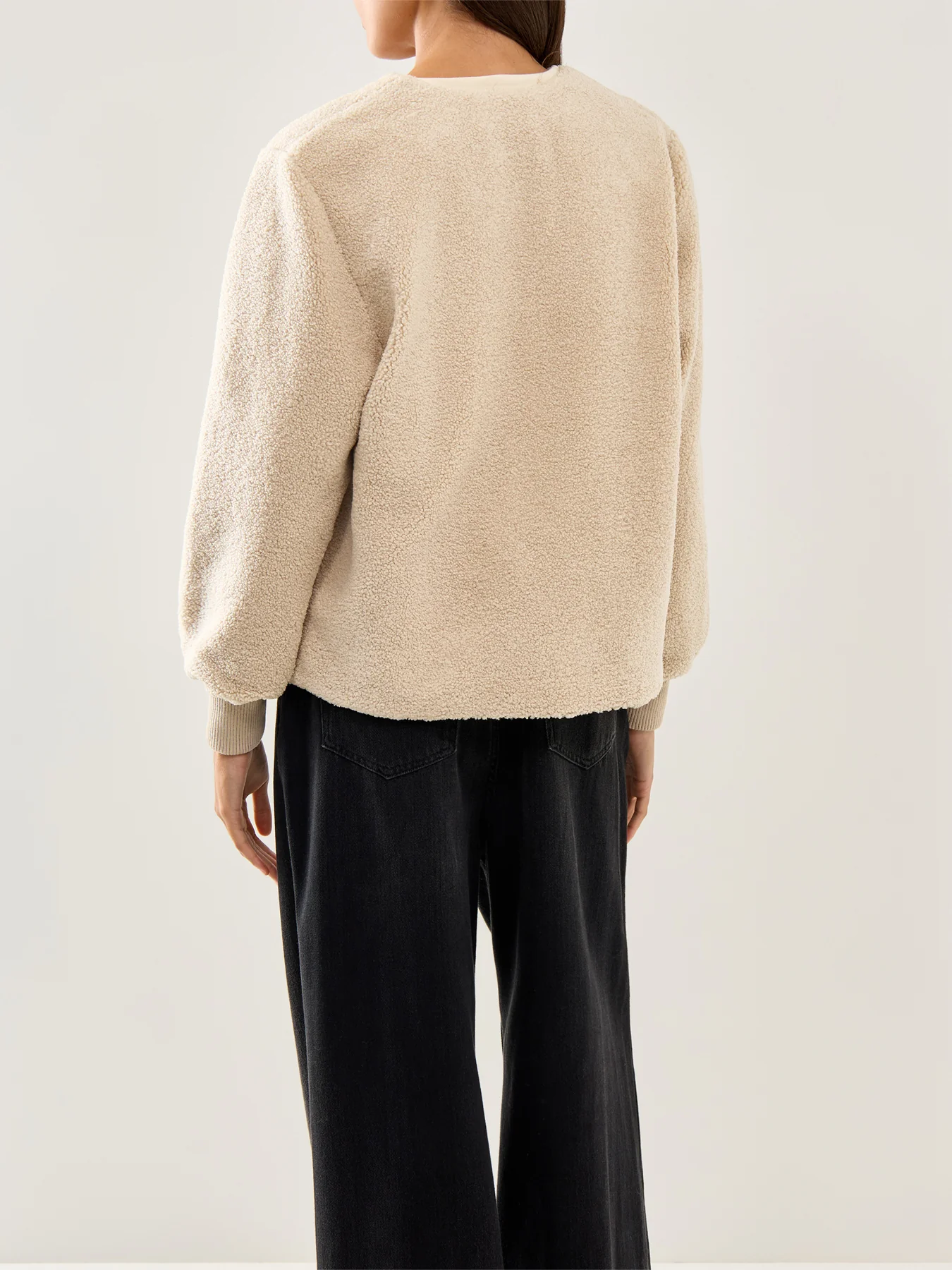 Majunte Teddy Jacket Taupe - Image 5