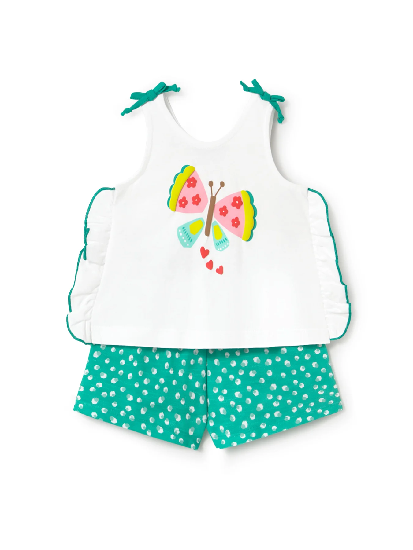 Baby Butterfly Shorts Set Multi