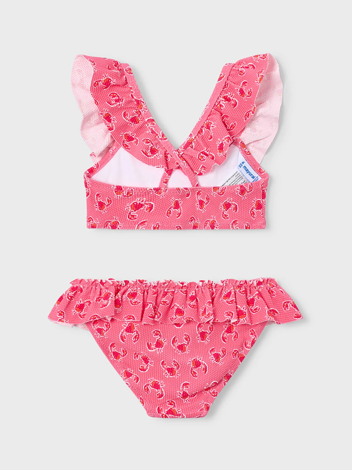 Kids’ Crab Bikini Pink - Image 2