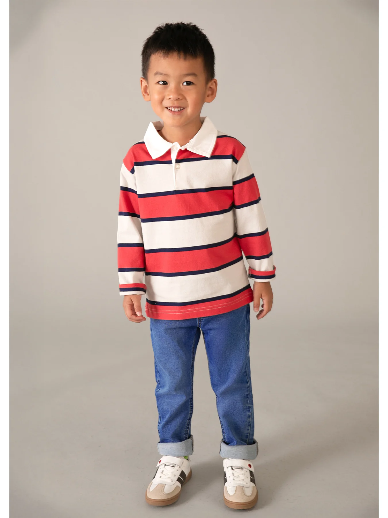 Kids’ Denim Jogger Pants Blue - Image 4