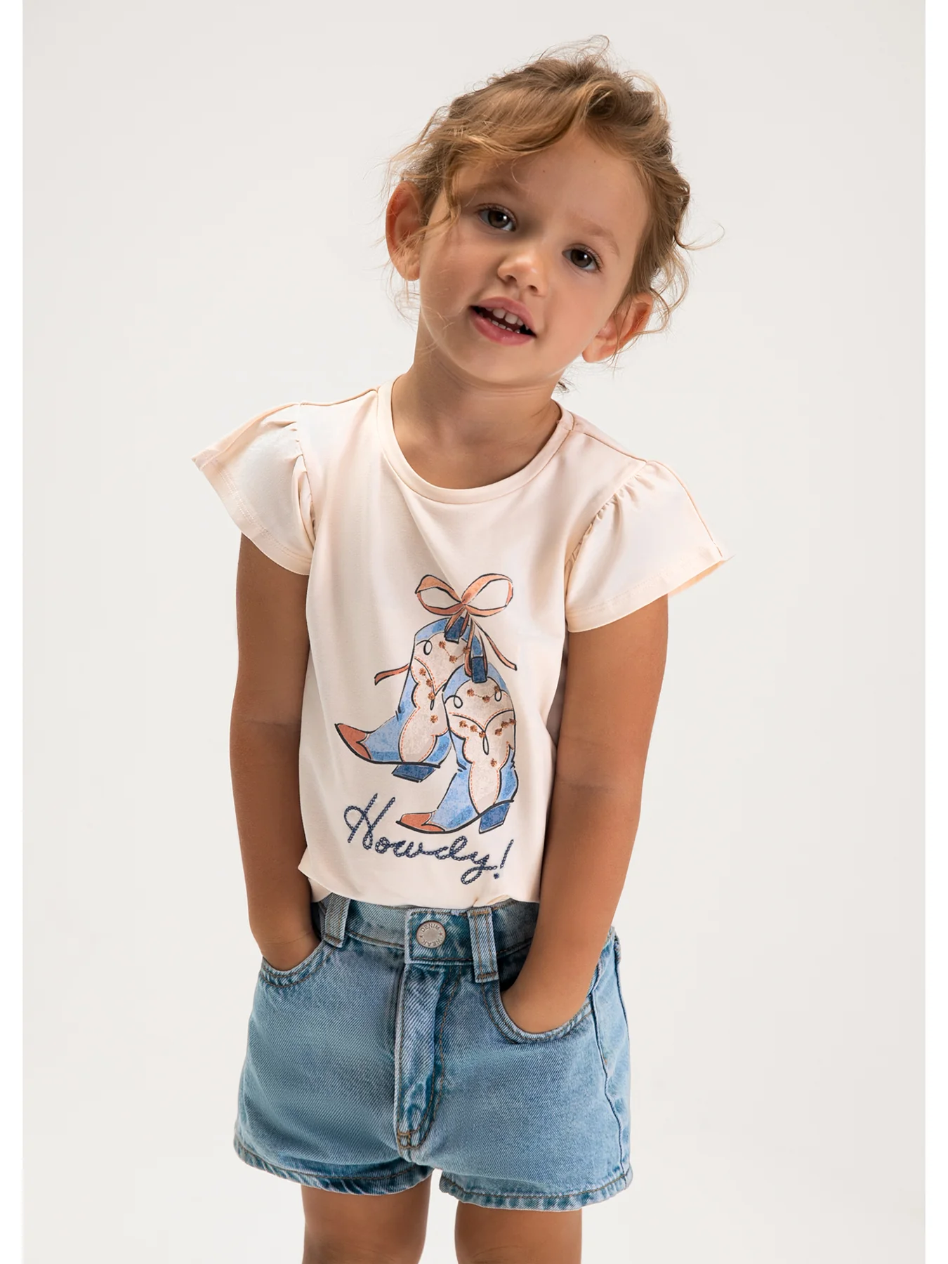 Kids’ Denim Shorts Blue - Image 4
