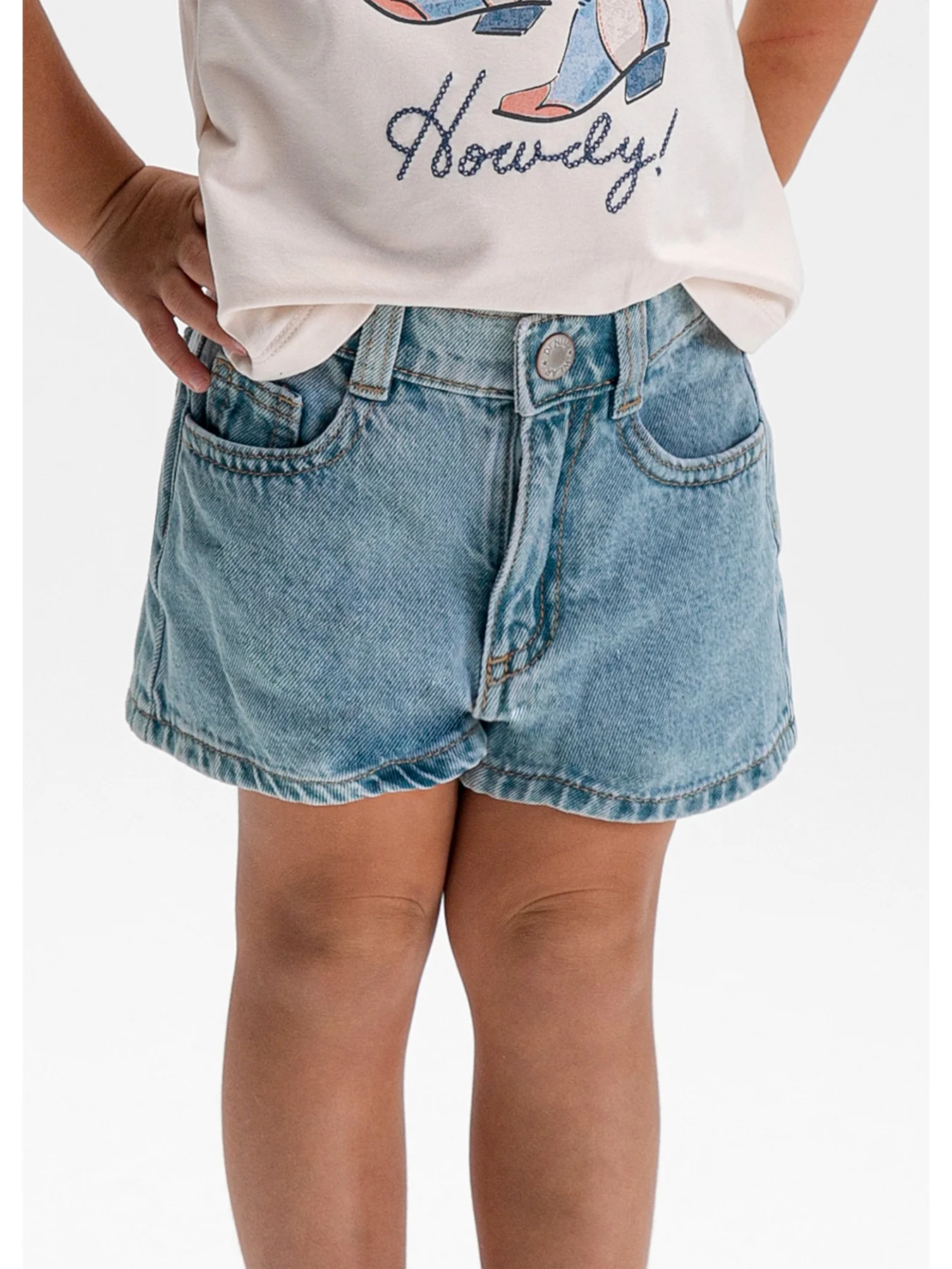Kids’ Denim Shorts Blue - Image 5