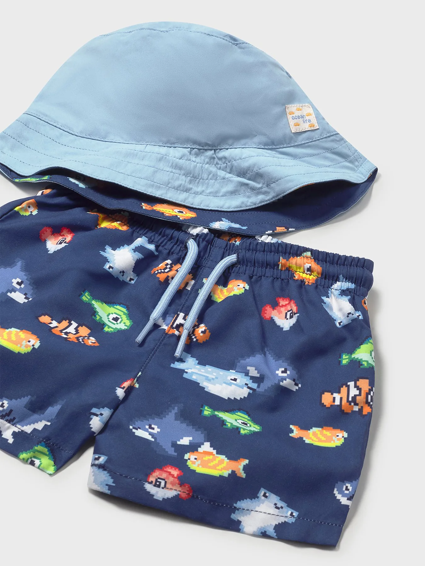 Baby Fish Swim Shorts Blue - Image 3