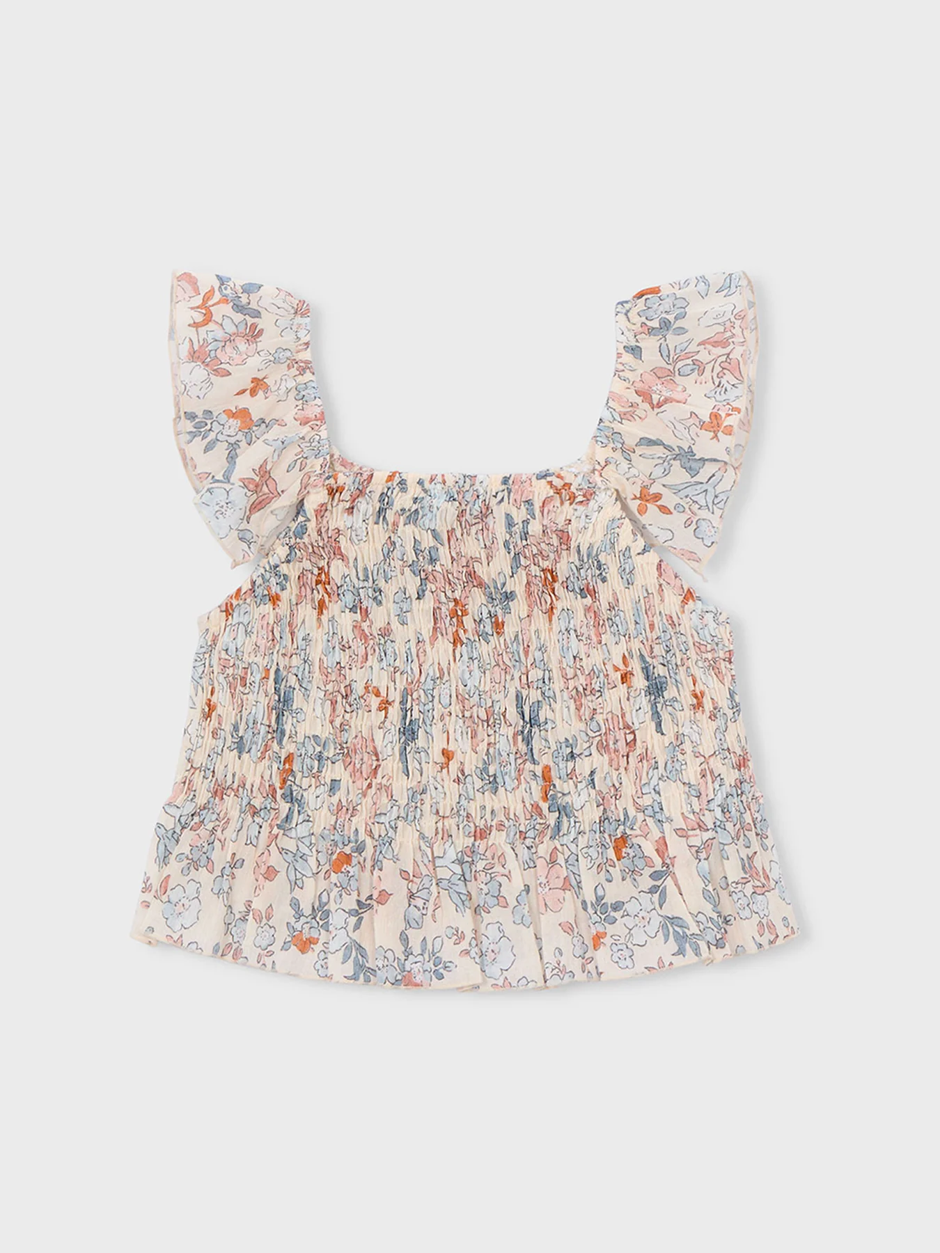 Kids' Floral Bambula Top - Image 2