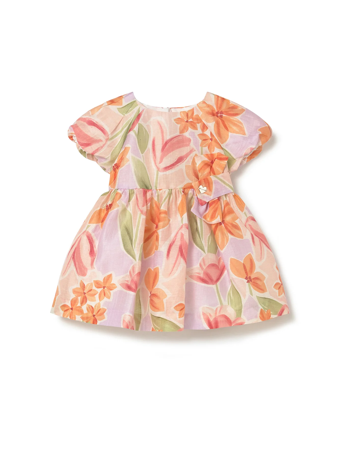 Baby Floral Dress Pink