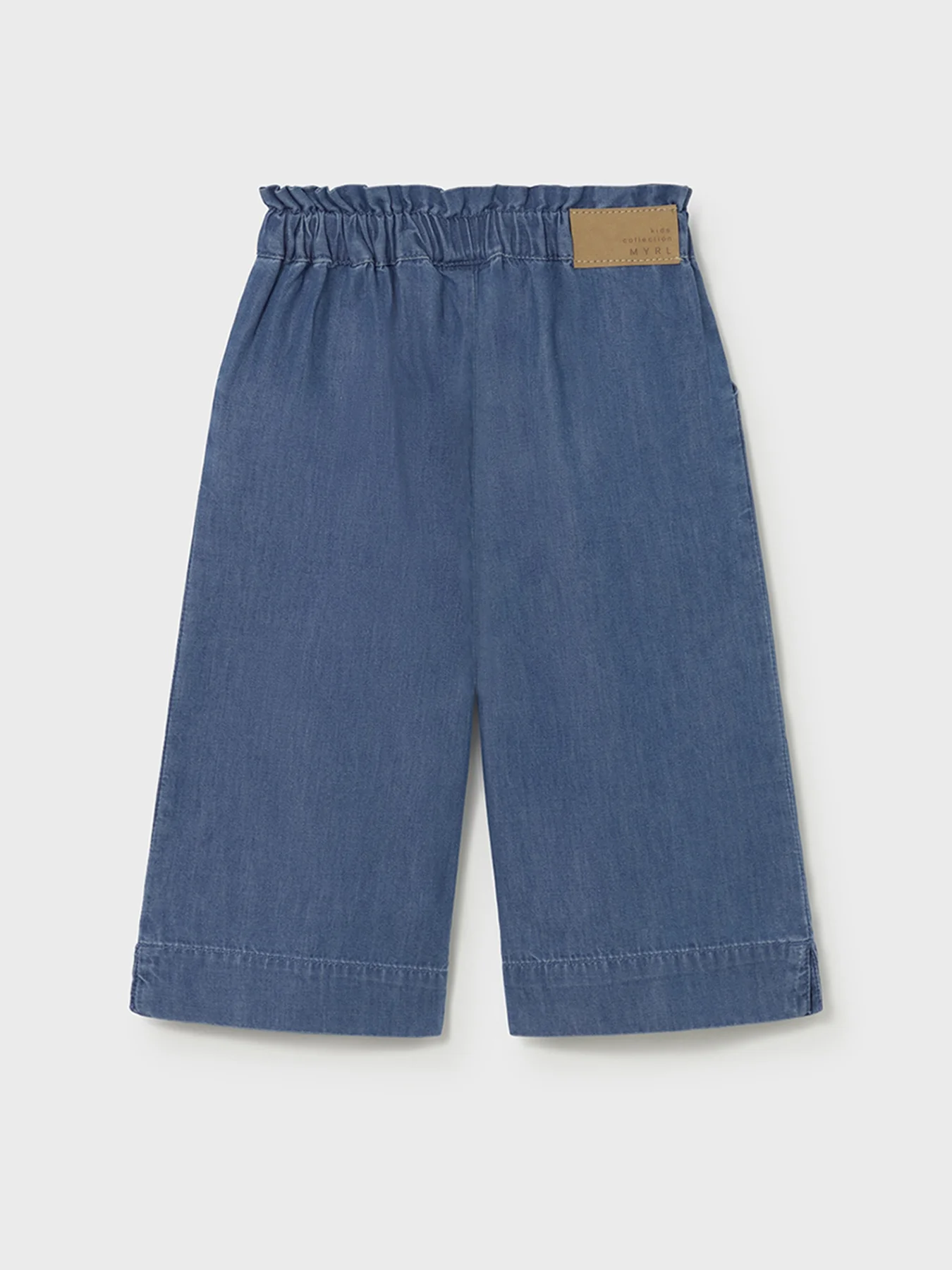 Baby Flowy Long Pants Navy - Image 2