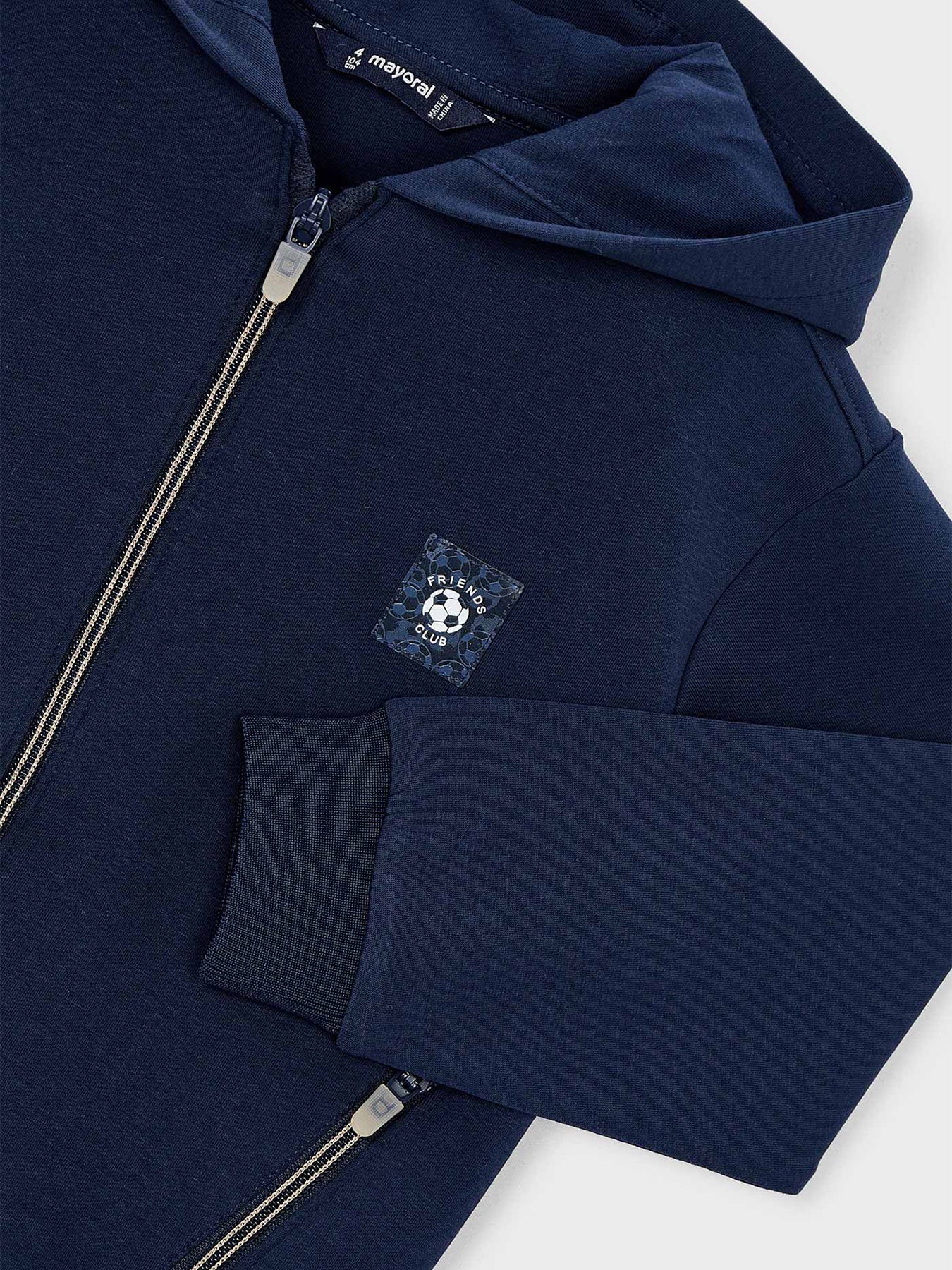 Kids' Football Hoodie Navy - Image 3