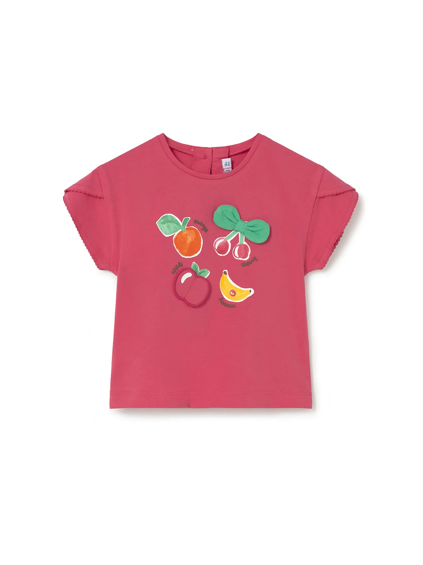 Baby Fruit Short Sleeve T-Shirt Pink