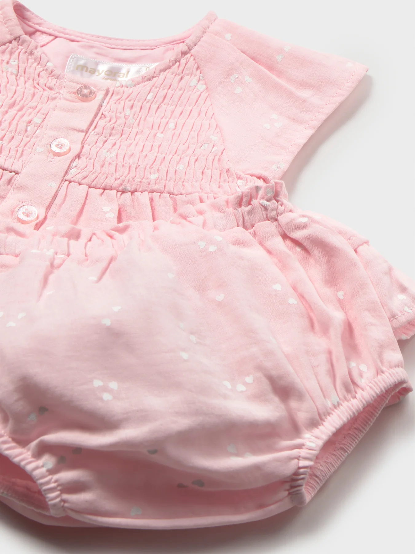Baby Hearts Short Set Pink - Image 3